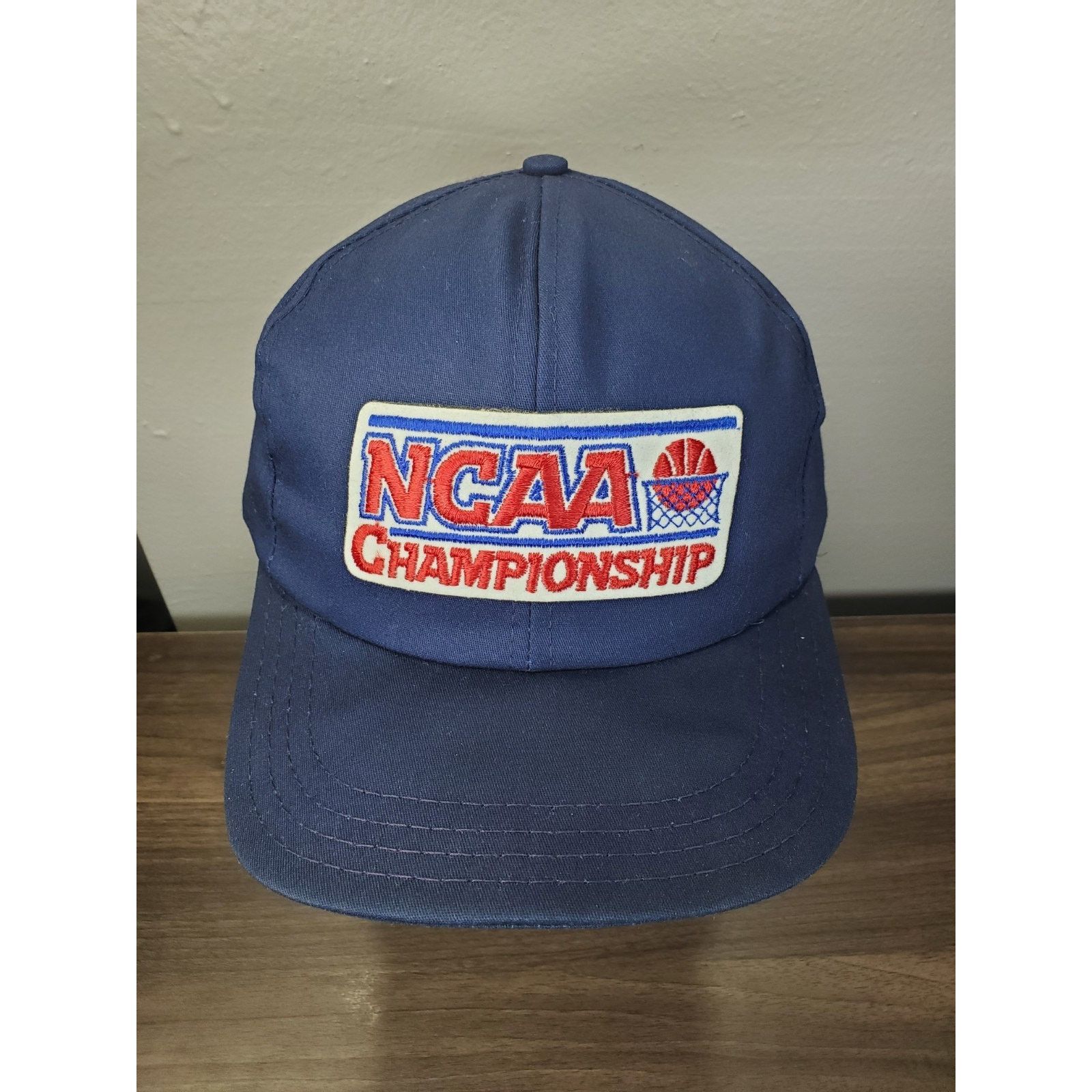 NCAA × Vintage NCAA Basketball Championship Hat Snapback Cap USA AJD Brand Size ONE SIZE - 4 Thumbnail