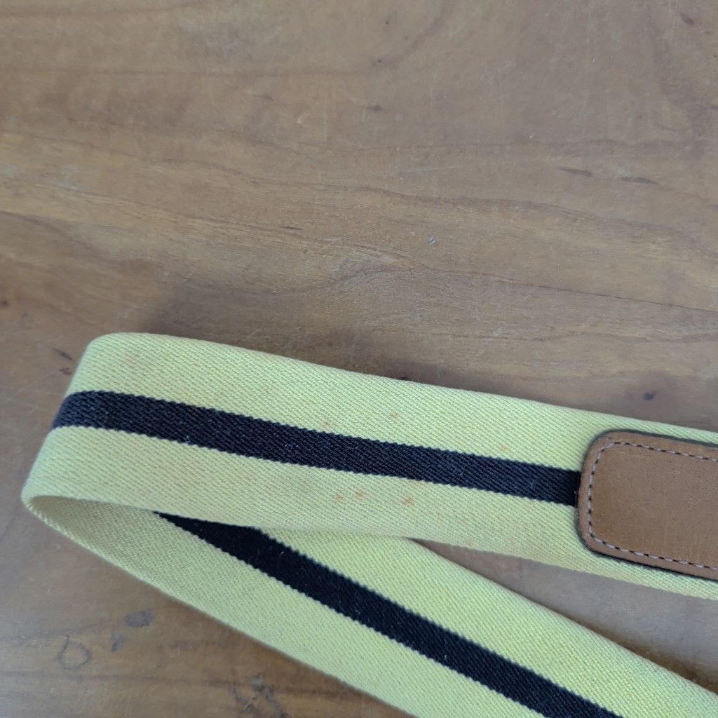 Dooney & Bourke × Vintage Vintage Dooney & Bourke Stretch Canvas & Leather Belt 36 Size 36 - 3 Thumbnail