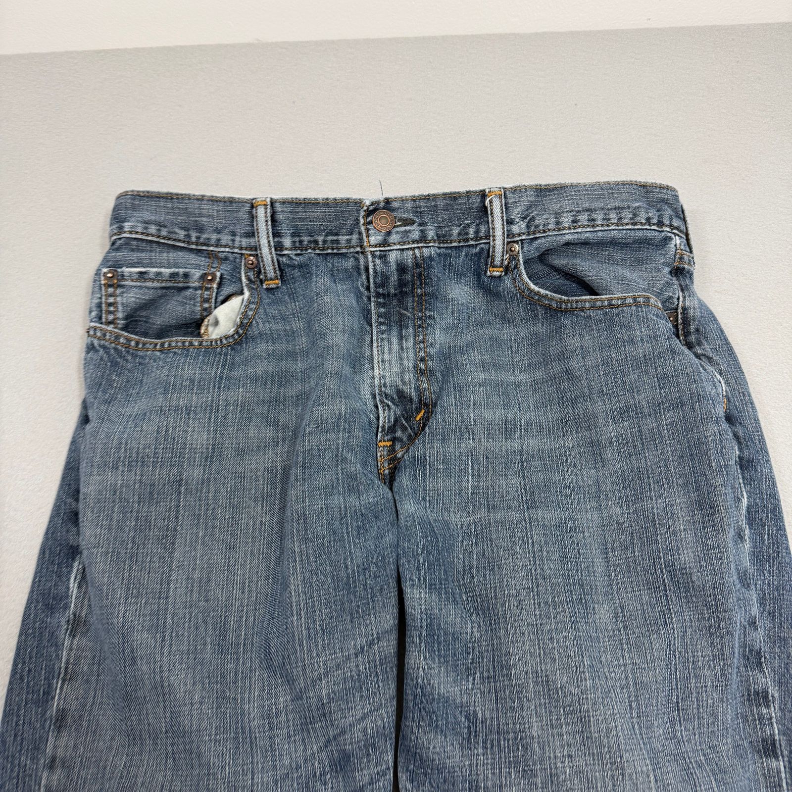 Levi's Vintage Levis 559 Jeans Men's 36x30 Blue Relaxed Straight Size US 36 / EU 52 - 3 Thumbnail