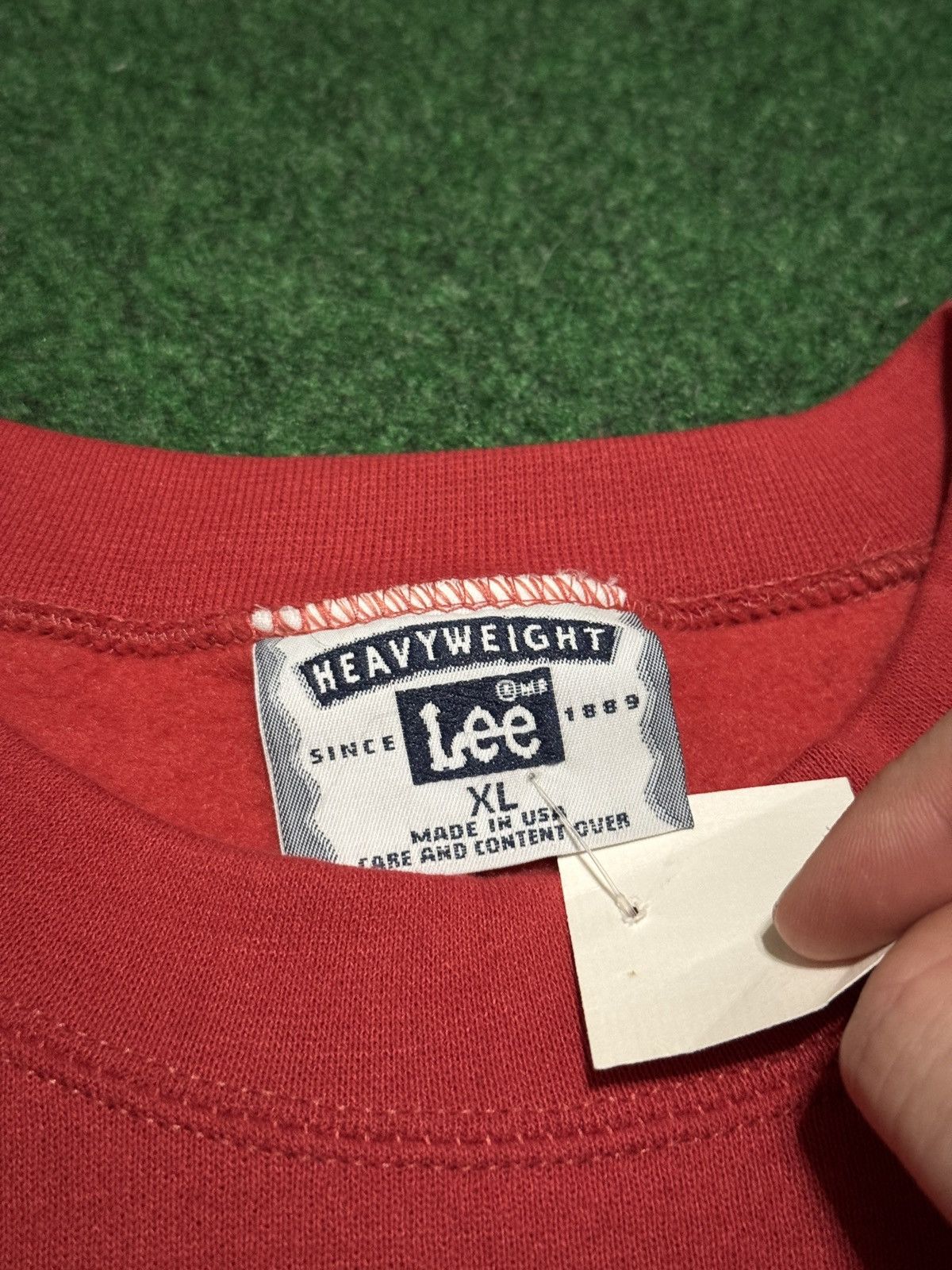 Lee Lee Heavyweight Sweatshirt 90s Vintage XL 24x31 Crewneck Size US XL / EU 56 / 4 - 3 Thumbnail