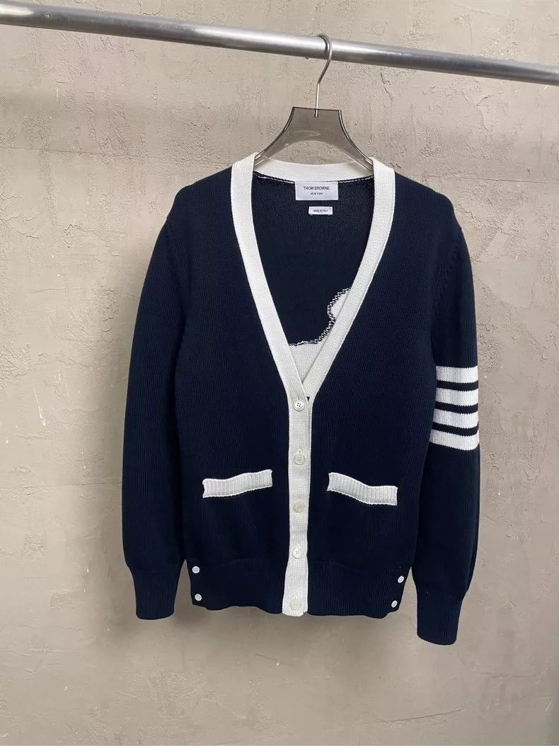 Thom Browne Thom Browne A Tibetan blue puppy knit sweater Size XS / US 0-2 / IT 36-38 - 1 Thumbnail