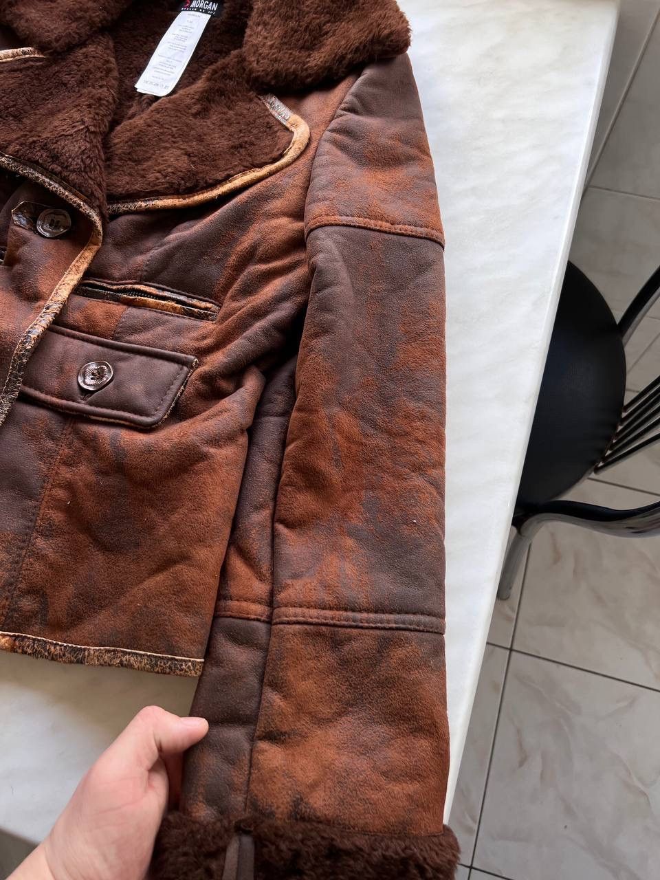 Morgan De Toi Morgan de Toi wmns Y2K brown jacket Japanese styled Size US S / EU 44-46 / 1 - 8 Thumbnail