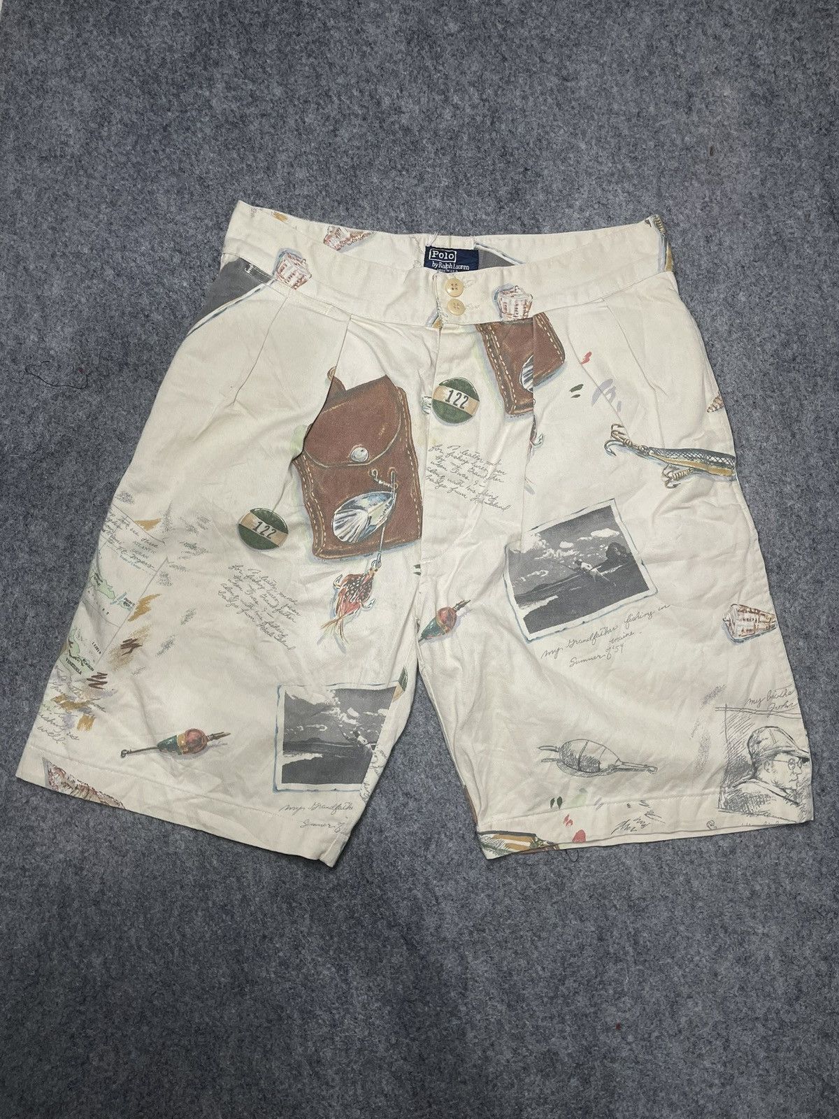 Polo Ralph Lauren × Vintage Vintage Polo ralph Laurent Fishing short pants Size US 32 / EU 48 - 1 Thumbnail