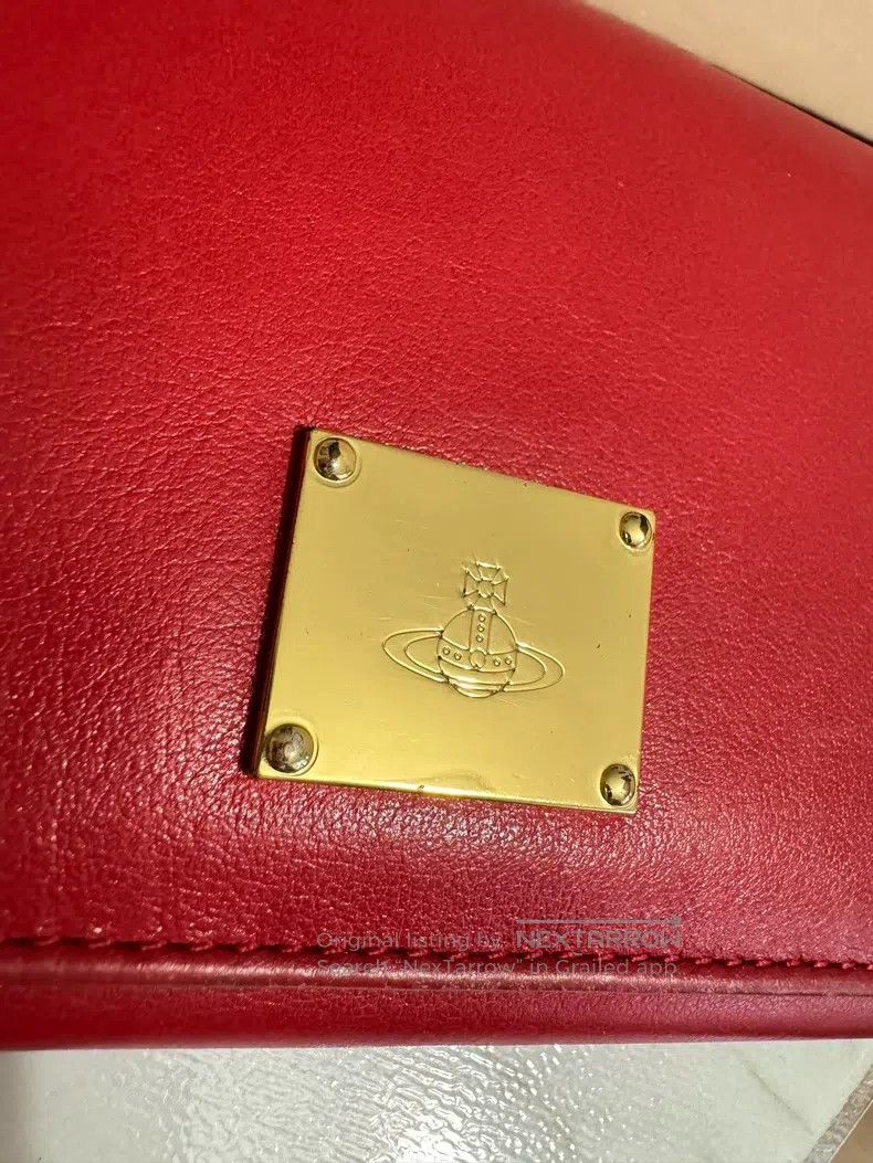 Vivienne Westwood Vivienne Westwood Bright red lambskin long wallet Size ONE SIZE - 2 Thumbnail