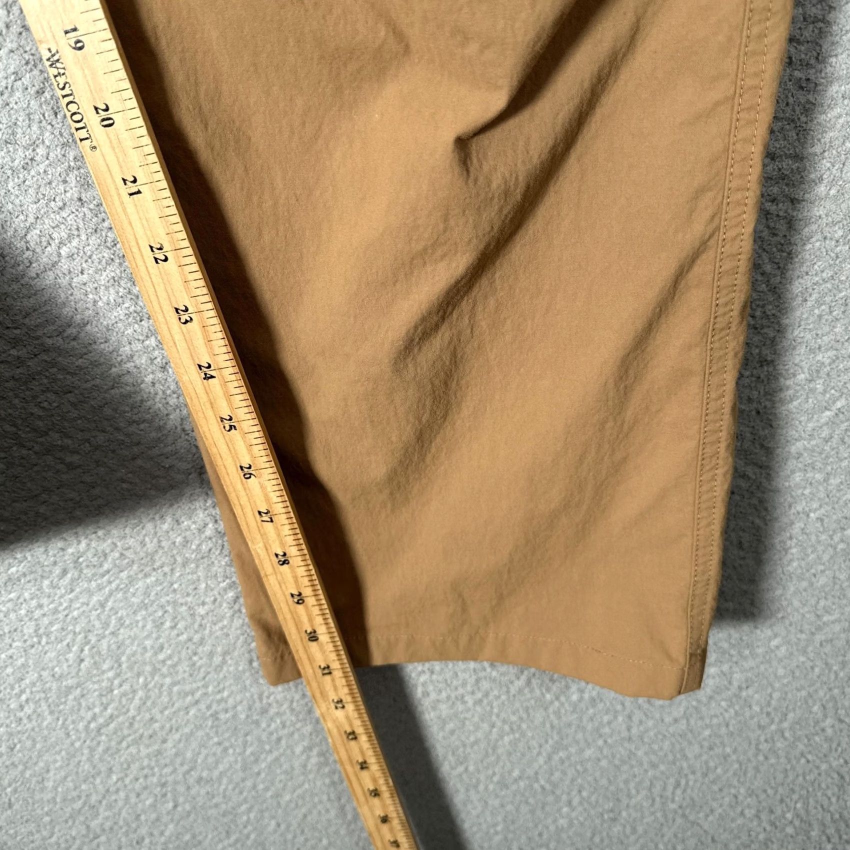 Vintage Duck Camp Drifter Pants Mens 2XL Brown 40x31 Nylon Spandex Polyester Zip Fly Pockets Modern Khakis Size US 39 - 5 Thumbnail