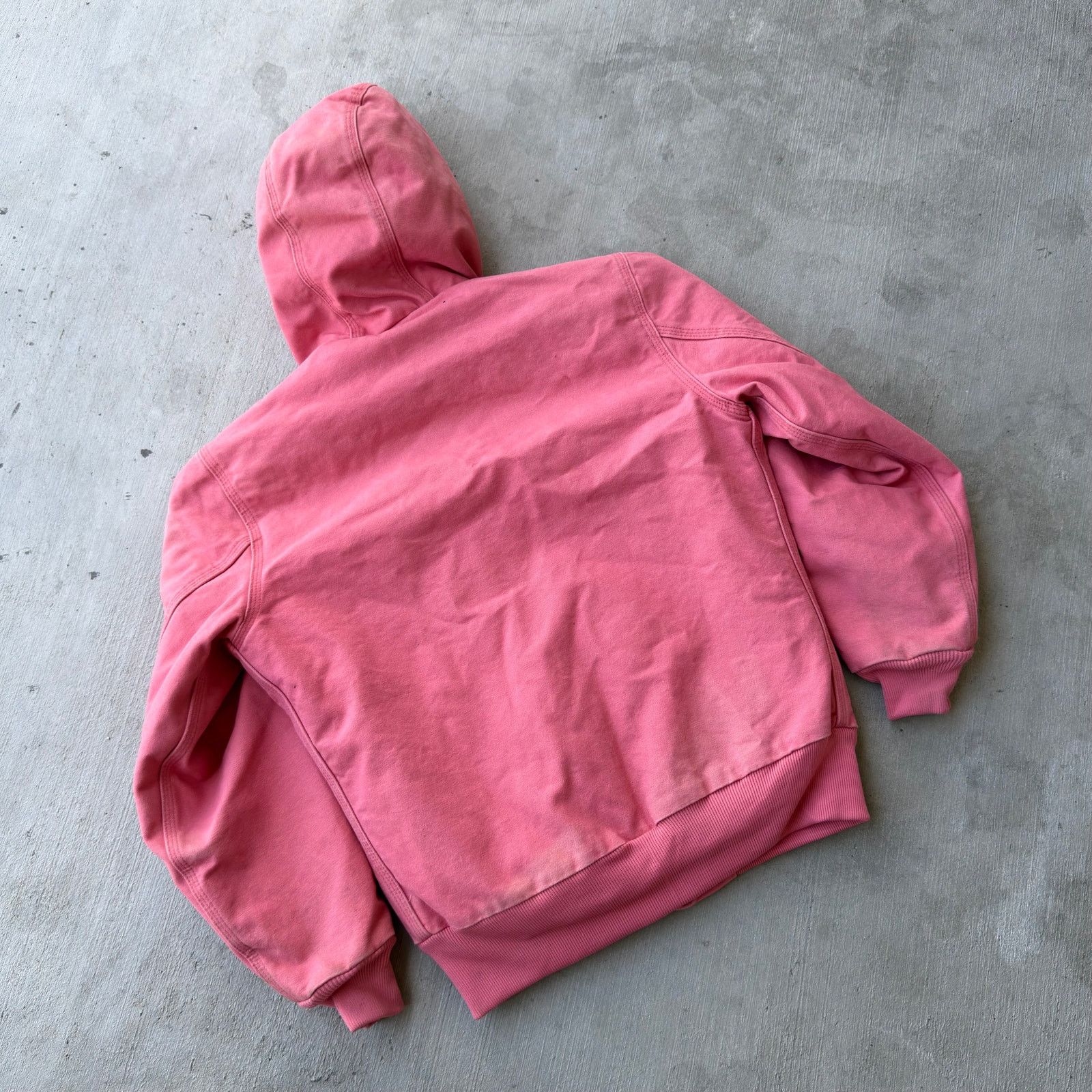 Carhartt × Vintage Carhartt WOMENS J130 pink hooded work wear jacket Size US M / EU 48-50 / 2 - 6 Thumbnail