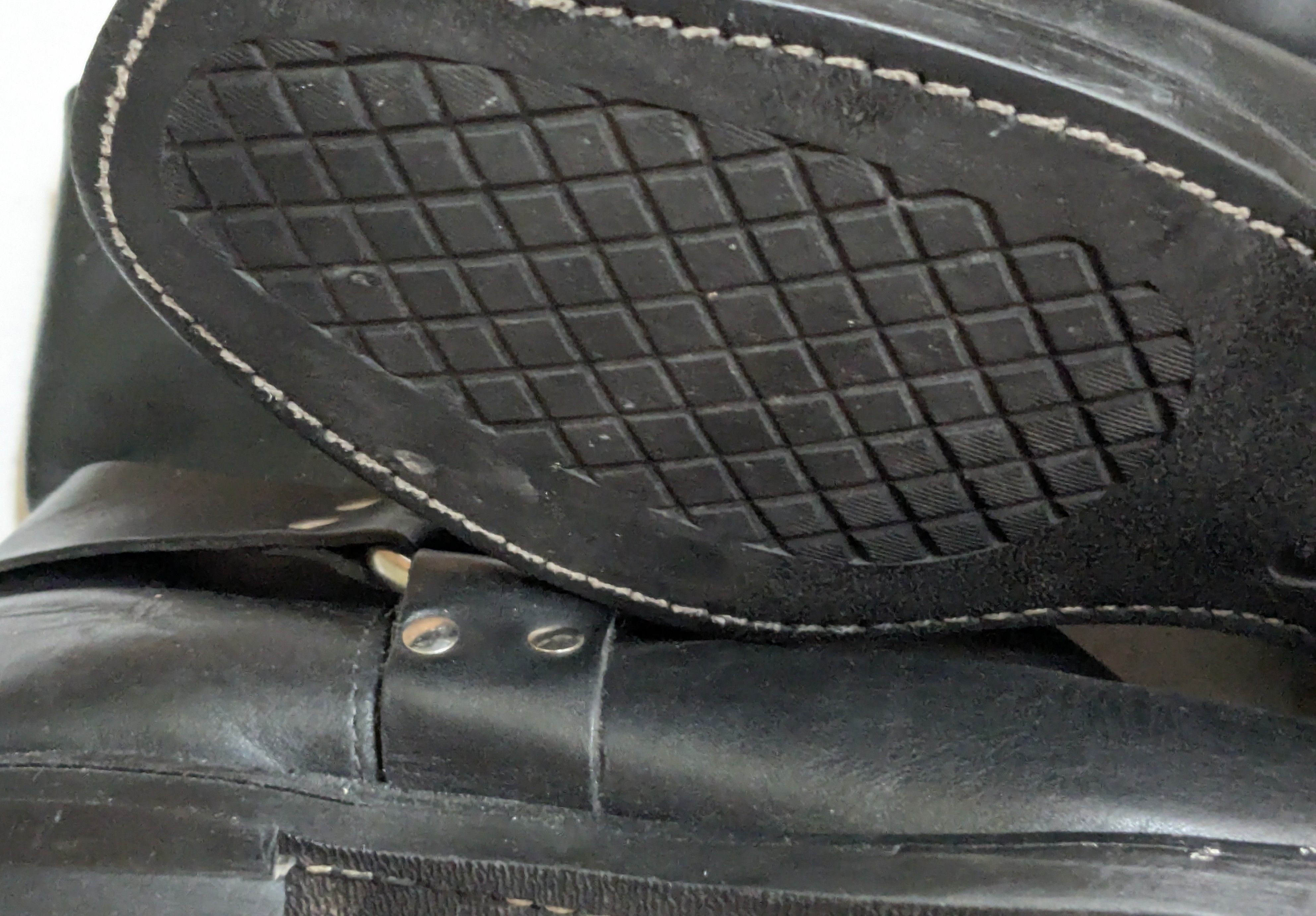 Frye Frye Harness Boots Black Leather 13 M Buckle Strap Size US 13 / EU 46 - 14 Thumbnail