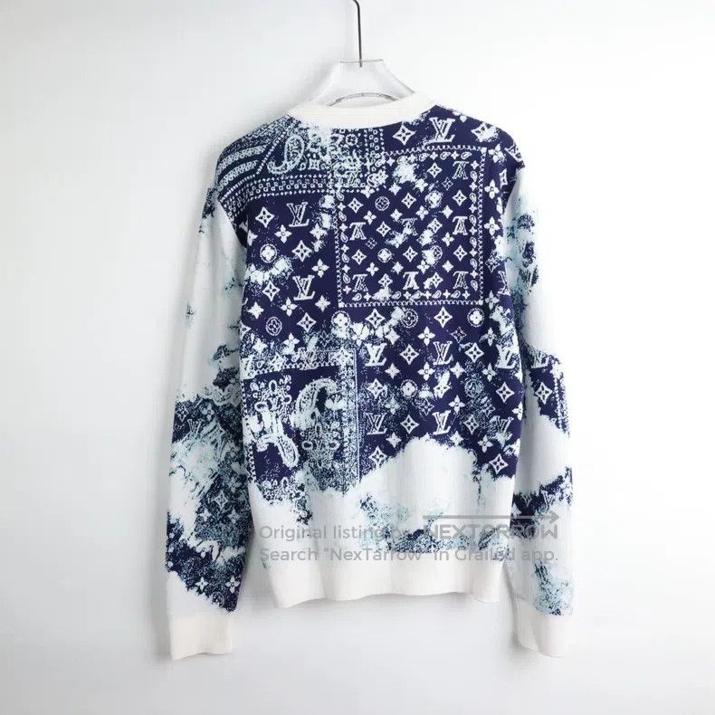 Louis Vuitton Louis Vuitton FW22 Full Tie-Dye Logo Cashew Turtleneck Pul Size US S / EU 44-46 / 1 - 2 Thumbnail