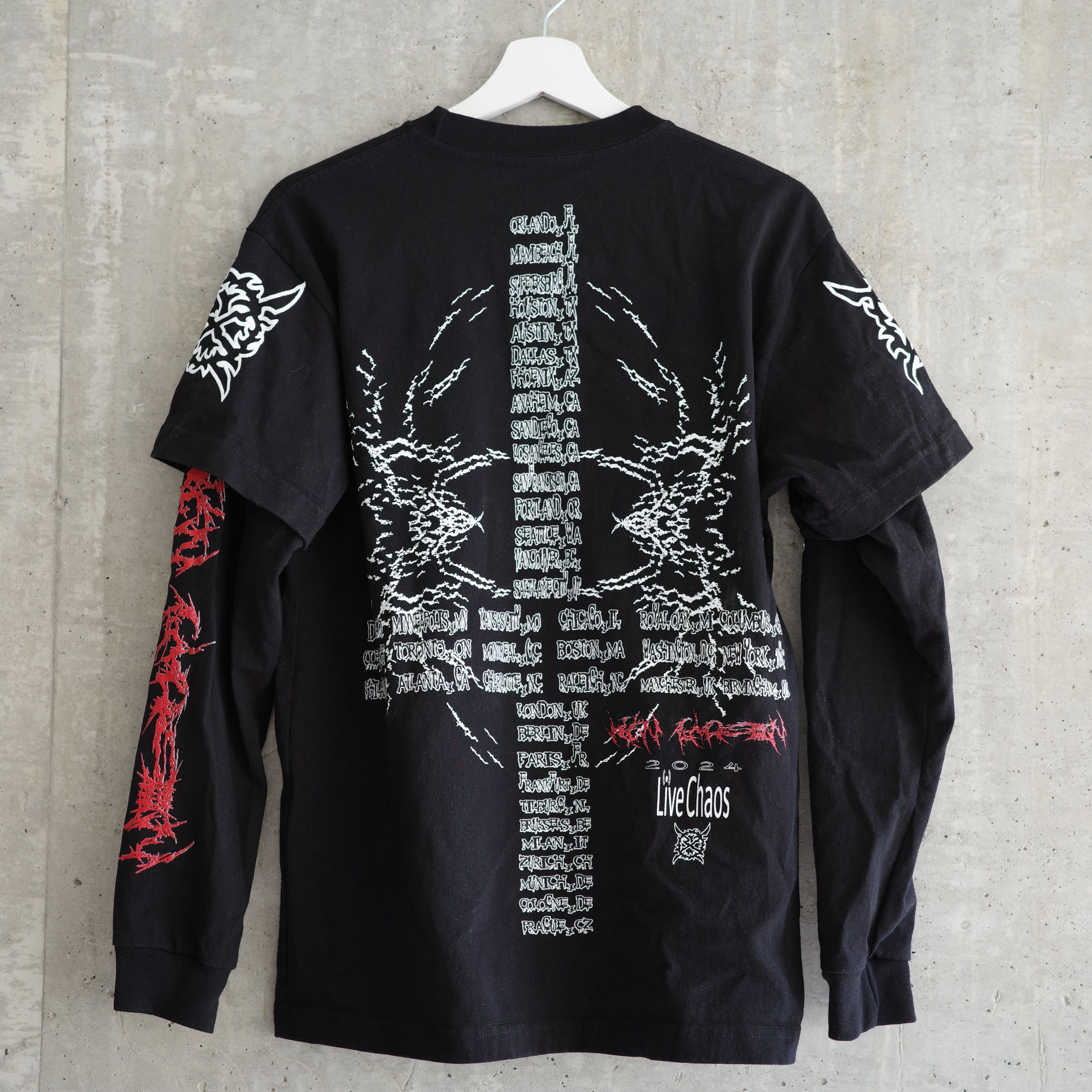 Destroy Lonely Ken Carson AGC Merch Double Chaos Double Long Sleeve Size US M / EU 48-50 / 2 - 2 Thumbnail