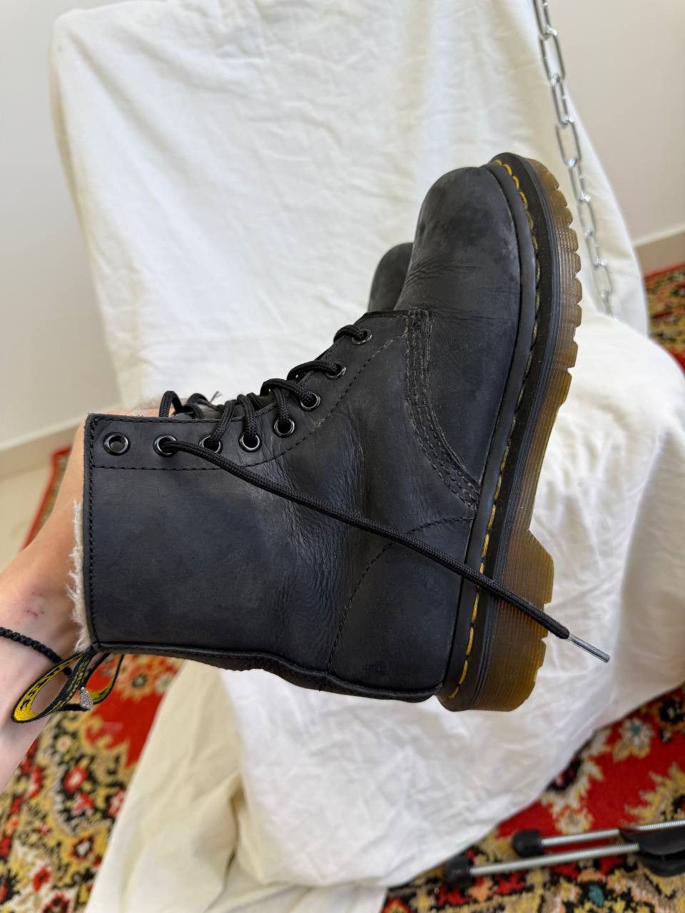 Dr. Martens D.r. Martens Women Leather Luxury Chelsea Ankle Y2K Size US 7 / IT 37 - 12 Thumbnail