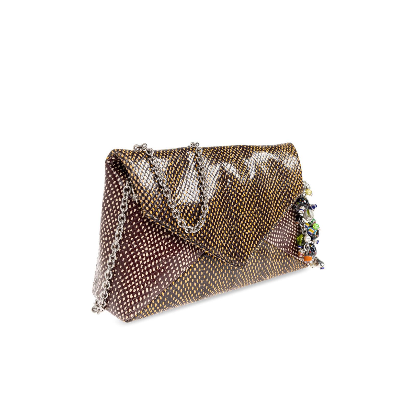Dries Van Noten DRIES VAN NOTEN Brown Envelope Clutch New And Authentic Size ONE SIZE - 3 Thumbnail