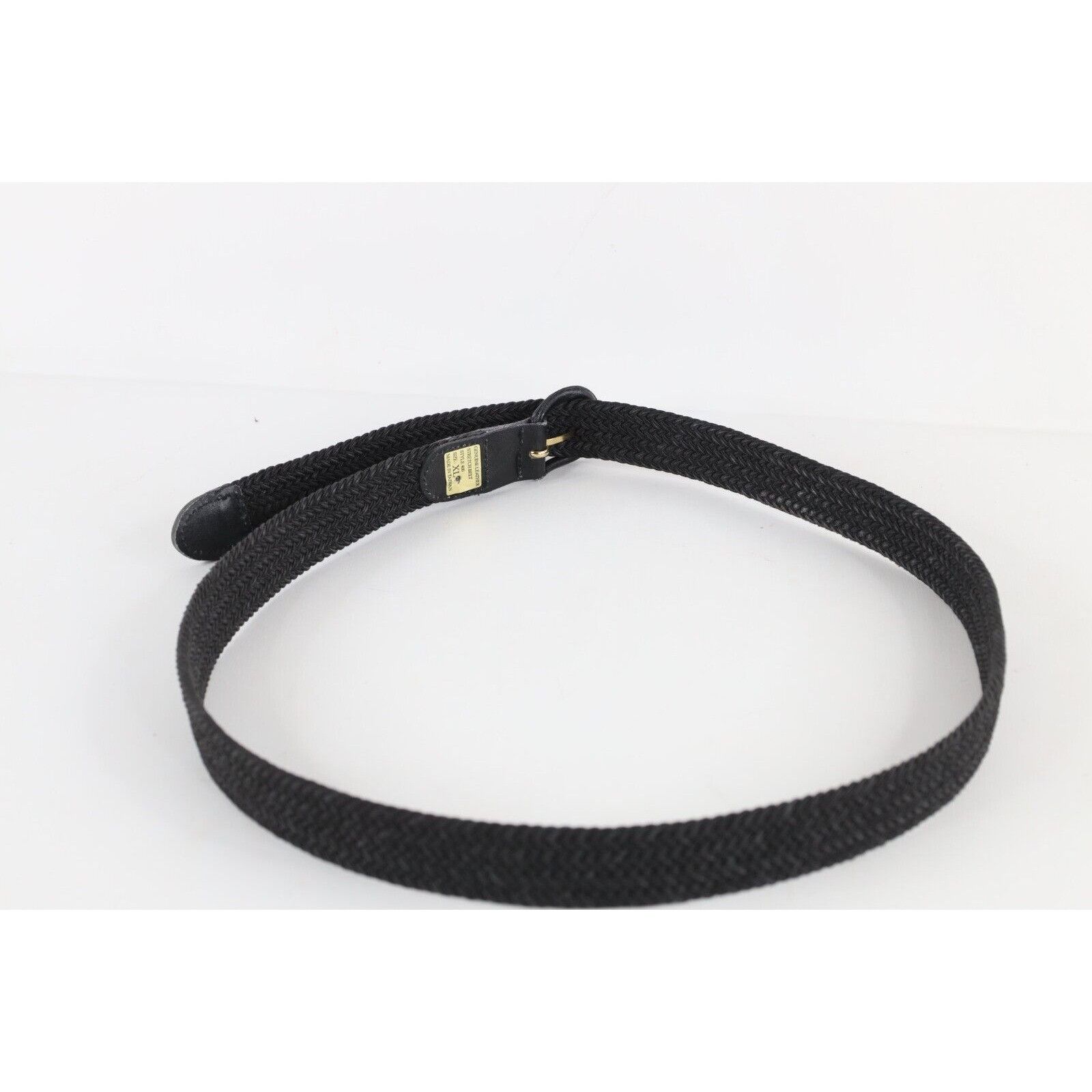 Vintage Deadstock Vintage 90s Streetwear Braided Stretch Belt Black Size ONE SIZE - 4 Thumbnail