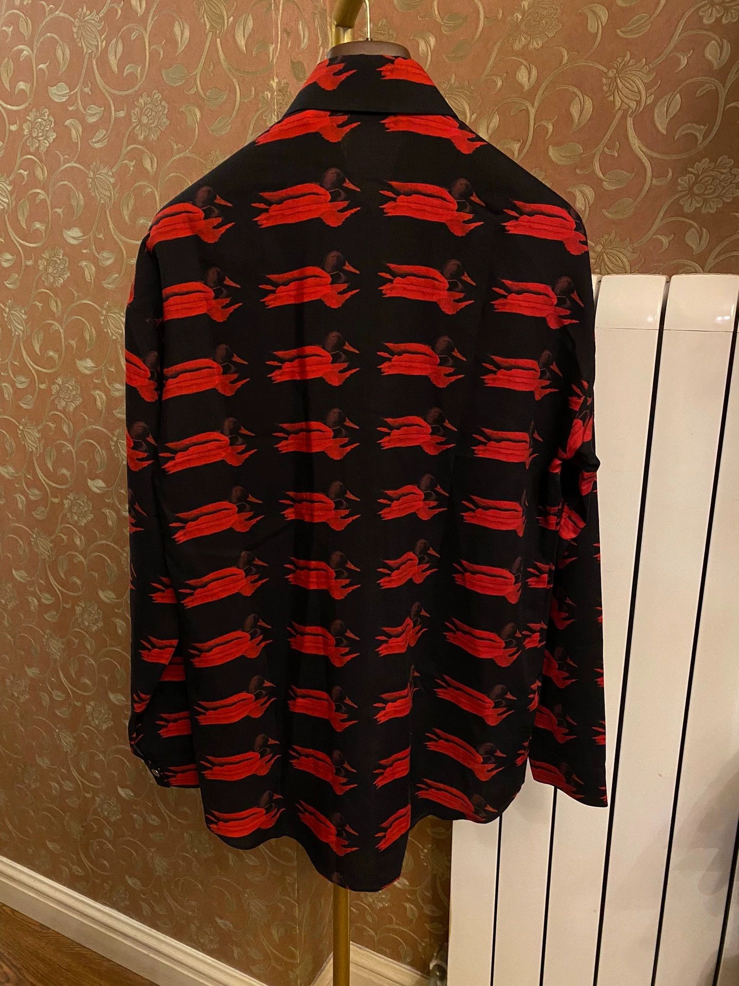 Burberry Burberry Men's 100% Wool Shirt S with Silk Lining Size US S / EU 44-46 / 1 - 4 Thumbnail