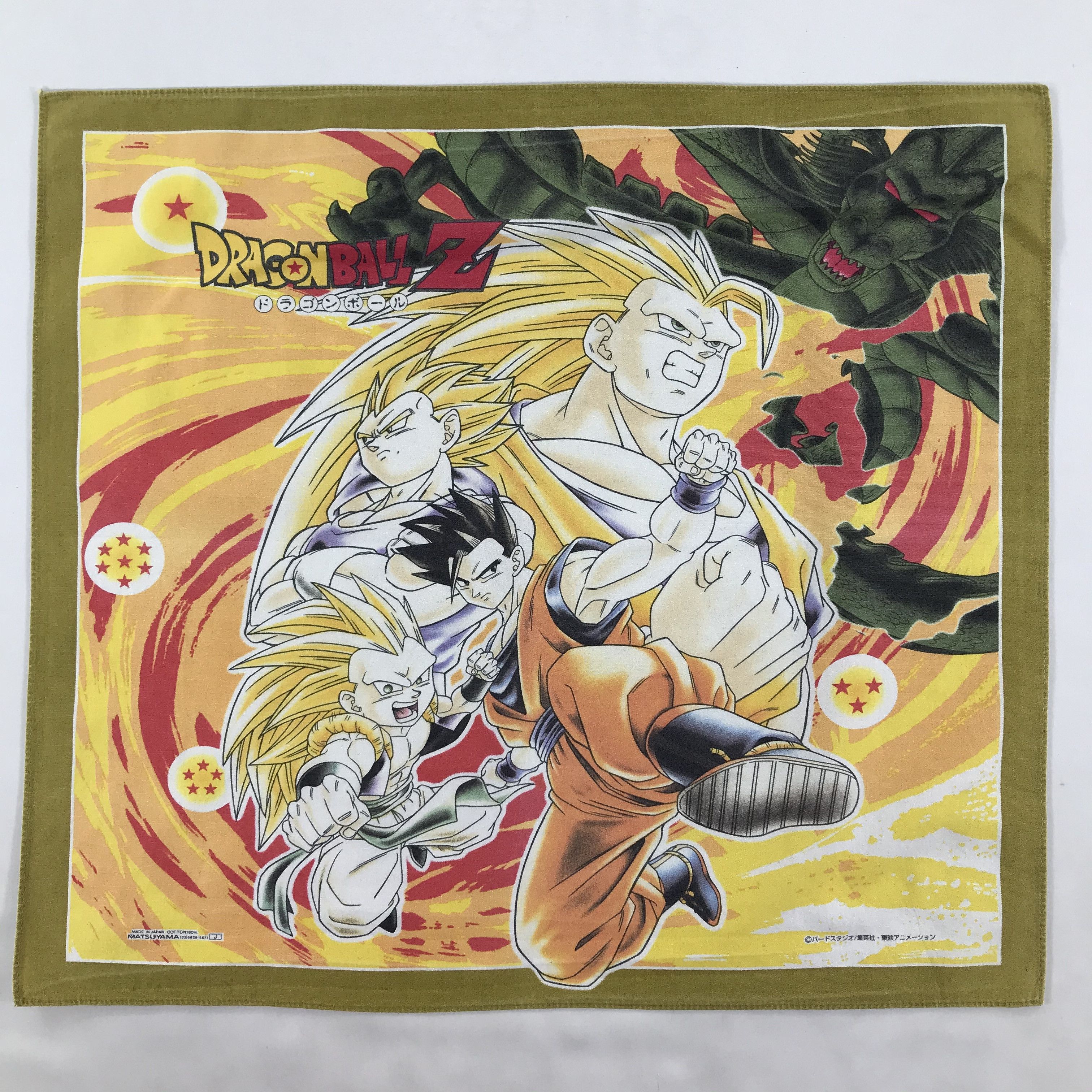 Anime × Japanese Brand × Vintage Dragon Ball Bandana / Handkerchief / Neckerchief - S1790 Size ONE SIZE - 1 Thumbnail