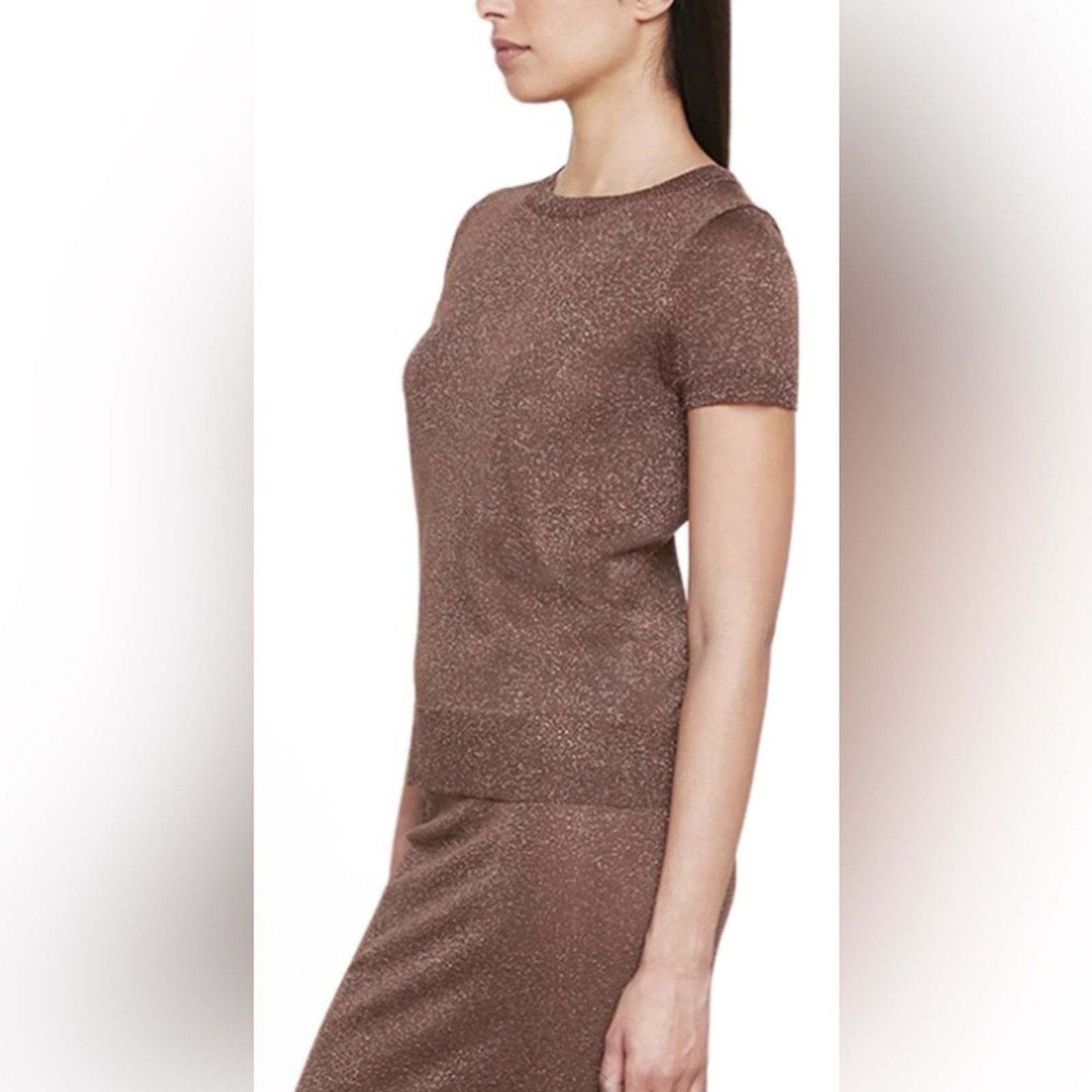Enza Costa NEW Enza Costa $225 Shimmering Brown Women's Top Size S Size S / US 4 / IT 40 - 2 Thumbnail