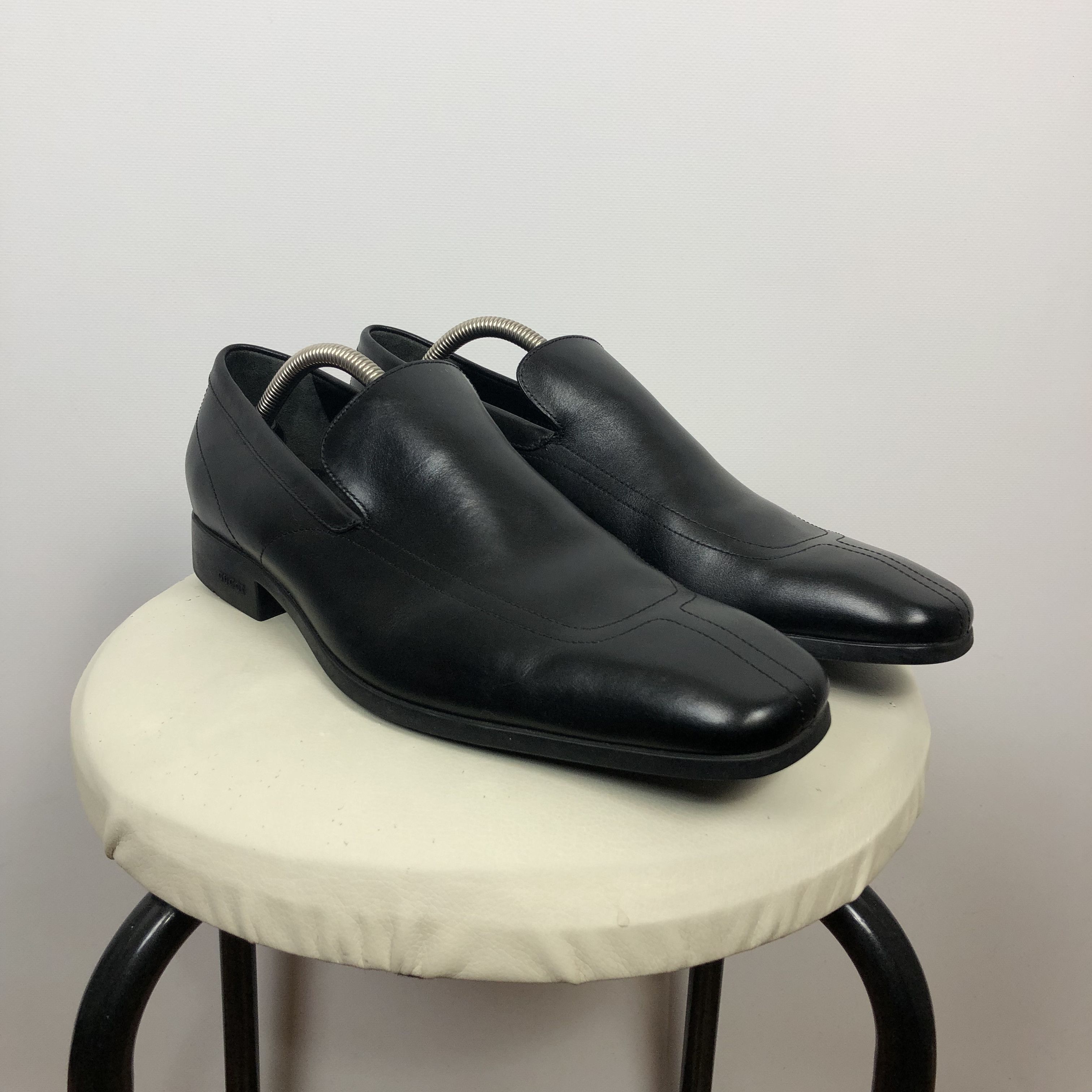 image of Gucci Vero Cuoio Leather Shoes Black Size 41, Men's