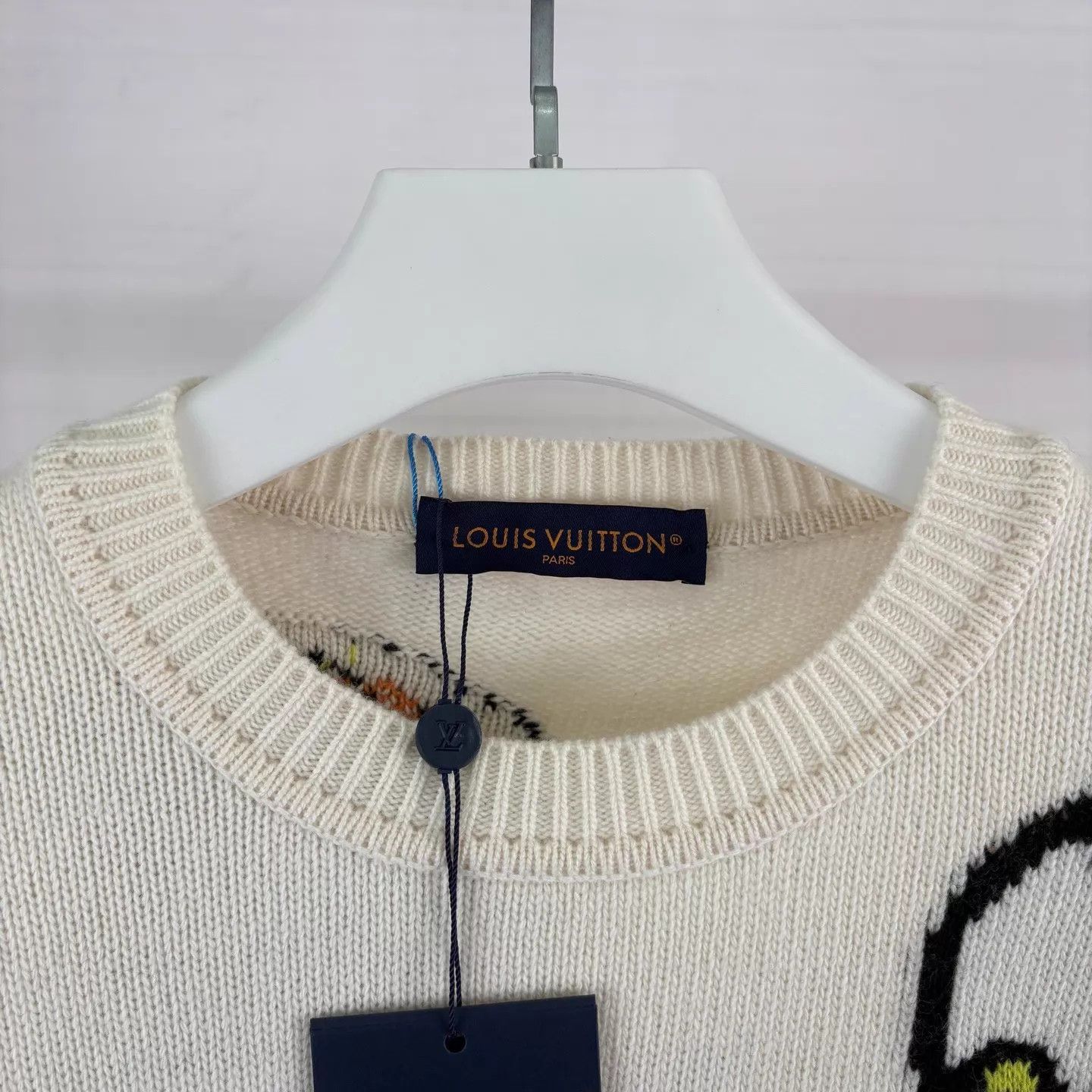 Louis Vuitton Louis Vuitton Abstract Cartoon Sweater M (New Unused) Size M / US 6-8 / IT 42-44 - 3 Thumbnail