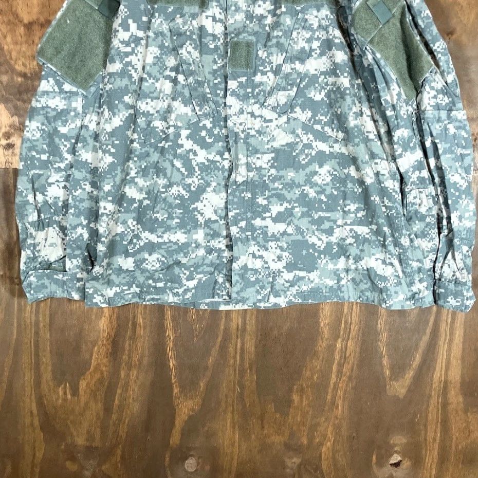 Vintage Army Combat Mens Coat Green Camouflage Digicam Large Regular Jacket Size US L / EU 52-54 / 3 - 3 Thumbnail