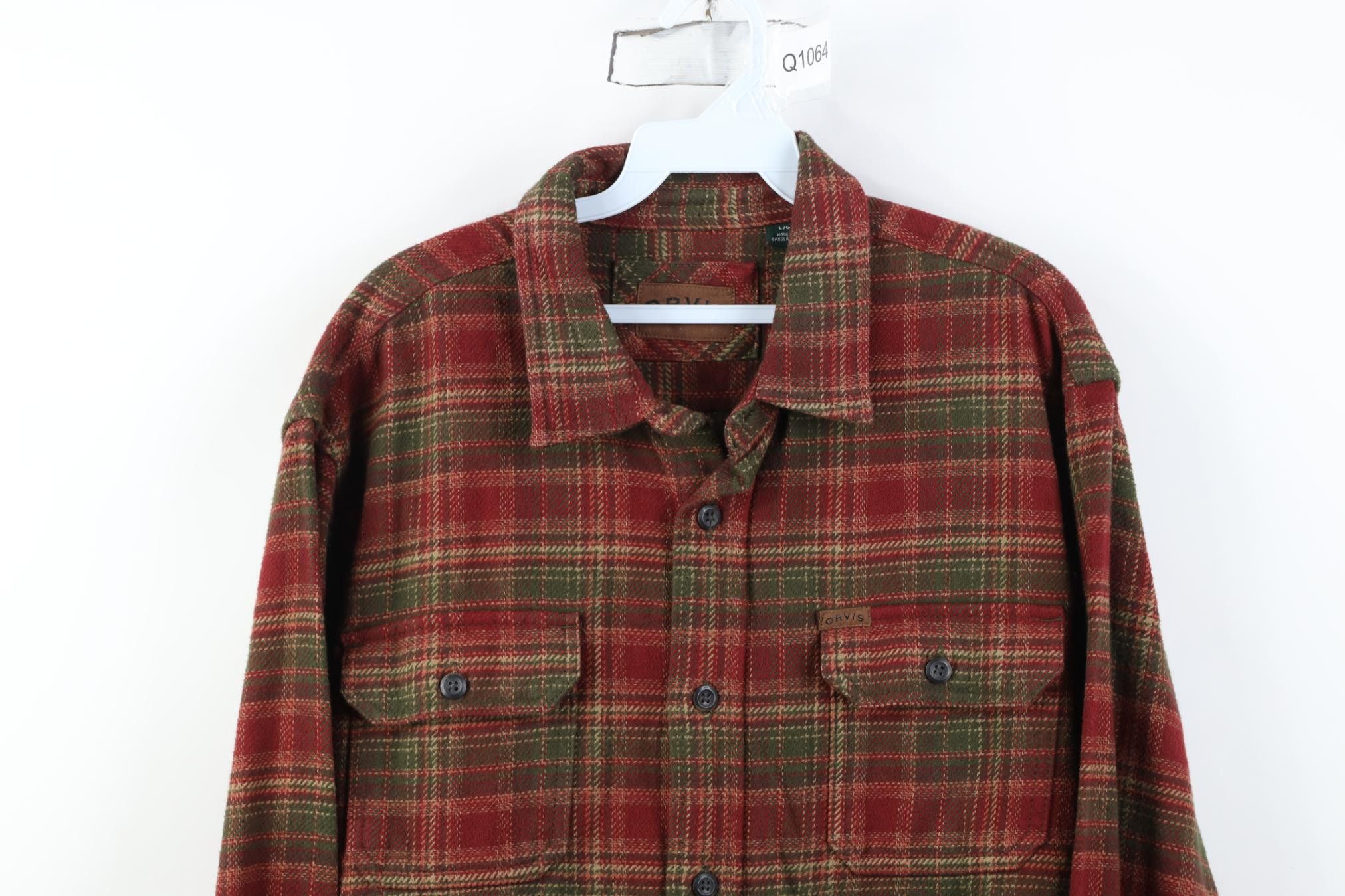 Orvis Vintage Orvis Heavy Button Shirt Jacket Jac Shirt Plaid Size US L / EU 52-54 / 3 - 2 Thumbnail