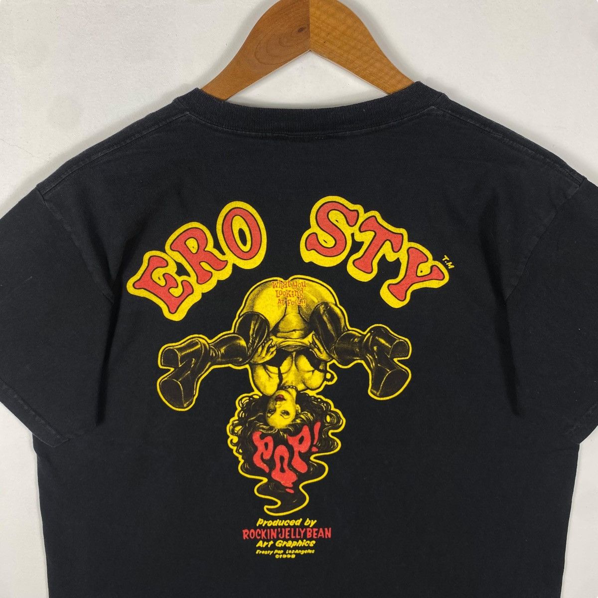 Vintage Vintage 90's EROSTY POP By Rockin' Jelly Bean Graphic Tee Size US M / EU 48-50 / 2 - 2 Thumbnail