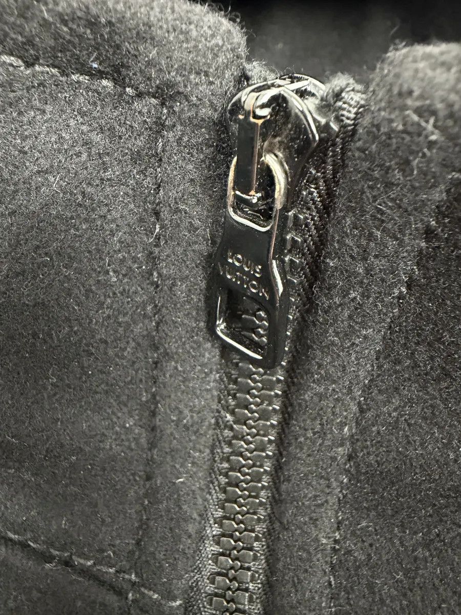 Louis Vuitton Louis Vuitton Black Wool Premium Hooded LV Jacket Size US L / EU 52-54 / 3 - 3 Thumbnail