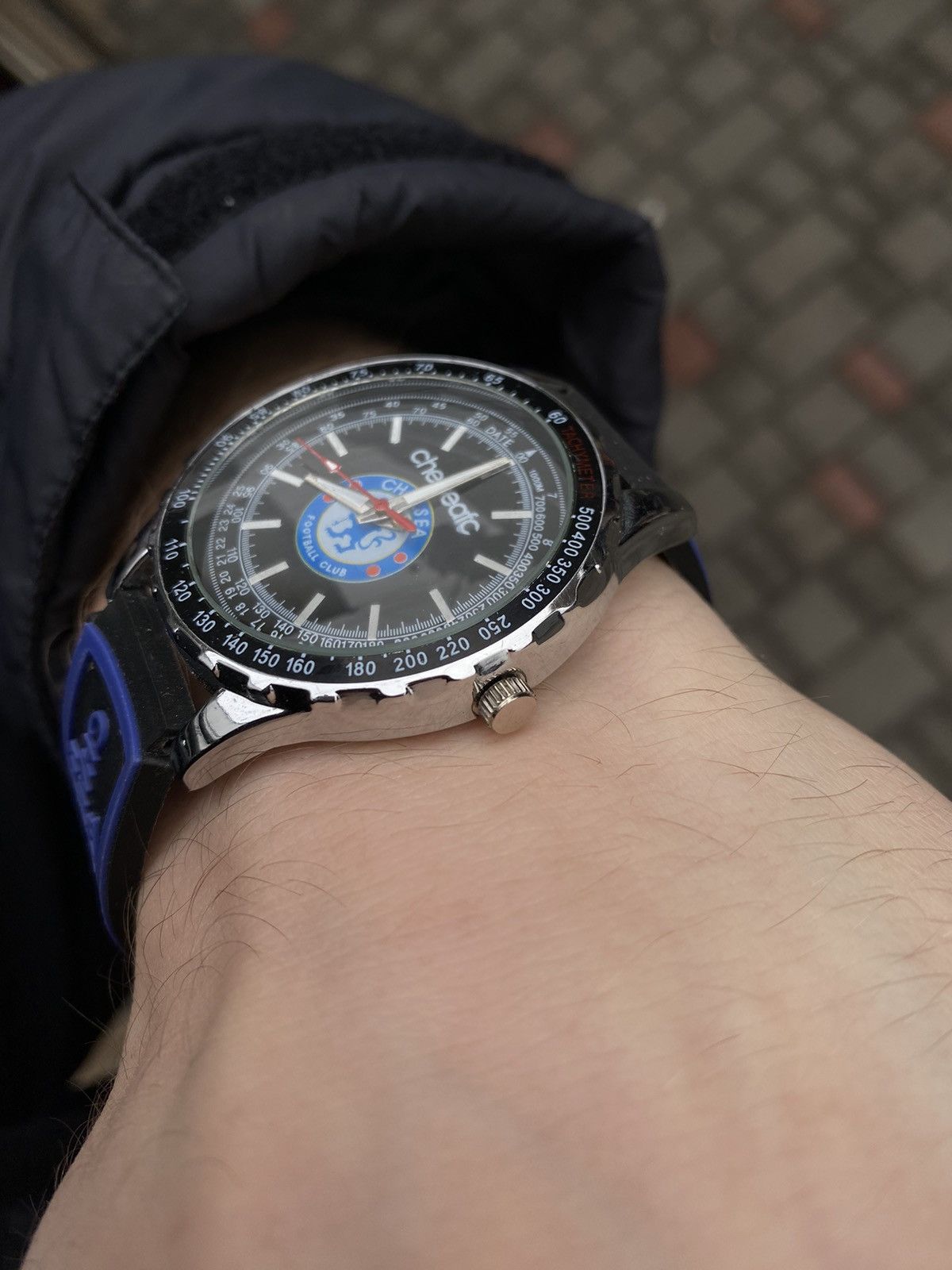 Vintage Football Fan Chelsea Watch UEFA Design - Japanese Brand Size ONE SIZE - 3 Thumbnail