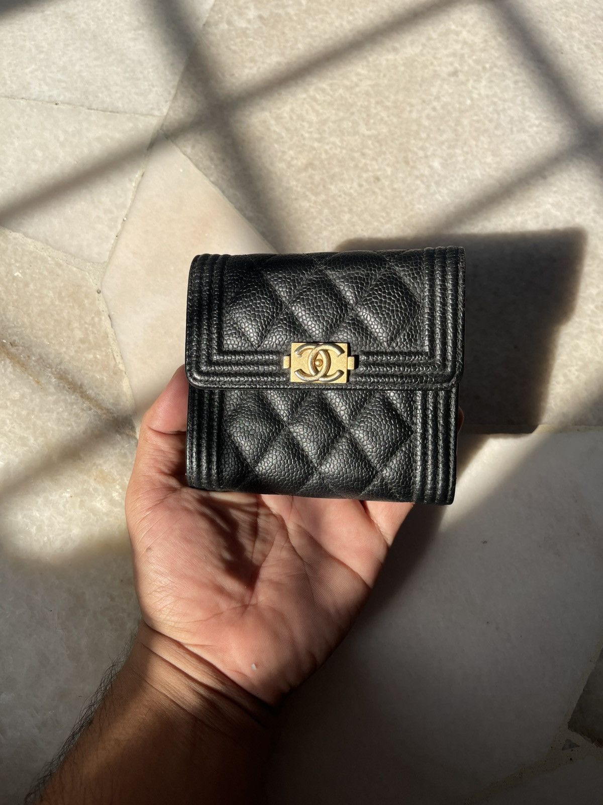 Chanel Chanel Black Boy Wallet Size ONE SIZE - 2 Thumbnail