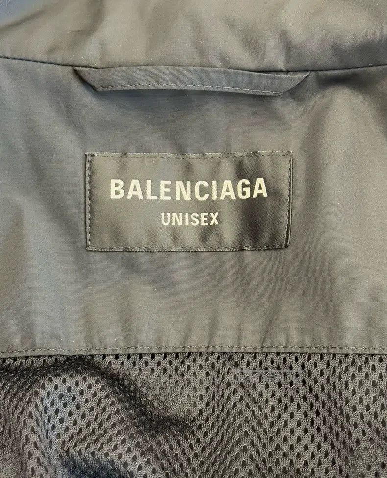Balenciaga Balenciaga Letter print stand collar zip-up long-sleeve ja Size US XS / EU 42 / 0 - 4 Thumbnail