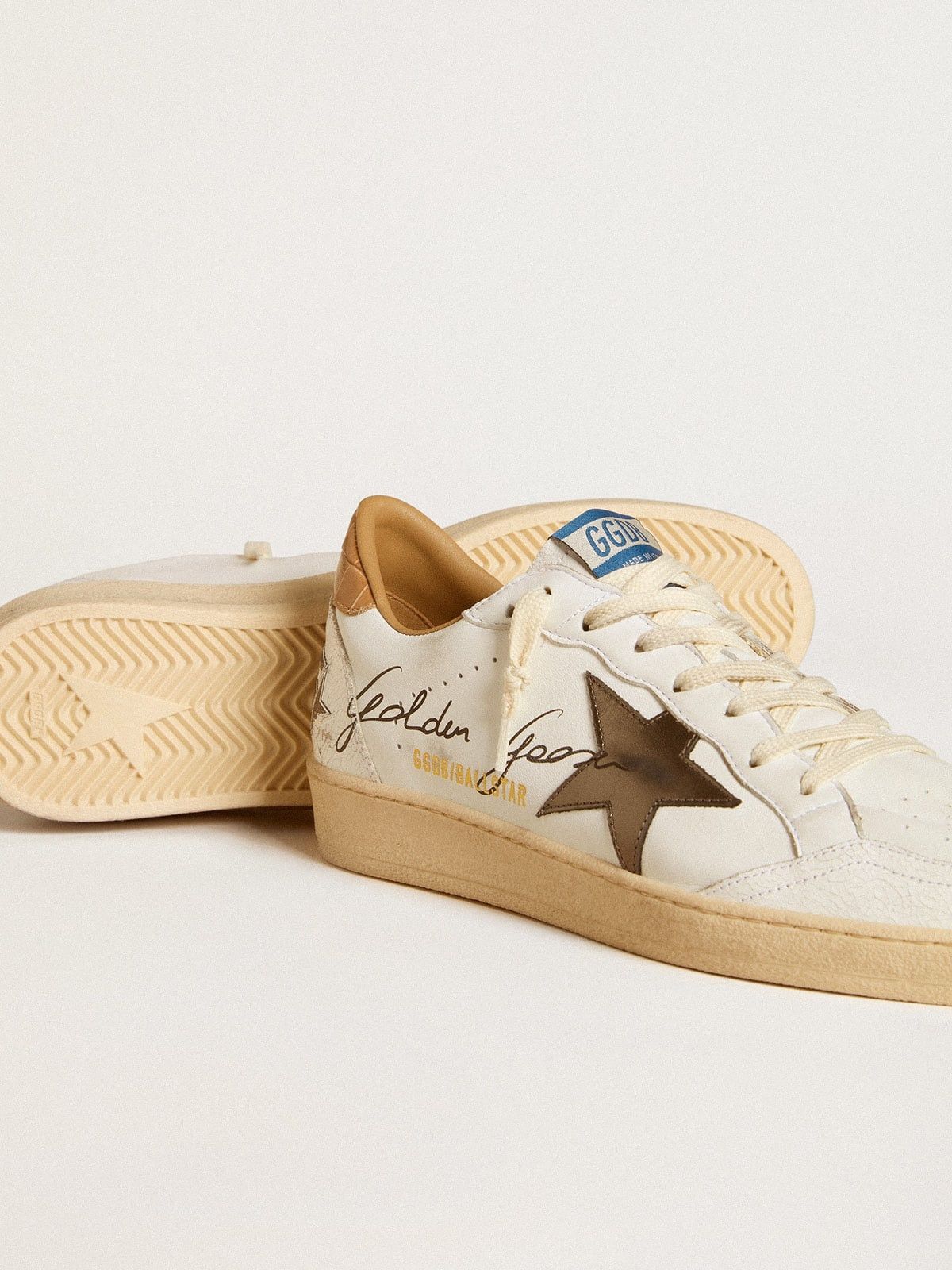 Golden Goose o1w1db10426 Ball Star Low-Top Sneakers in Multicolor Size US 9 / EU 42 - 3 Thumbnail