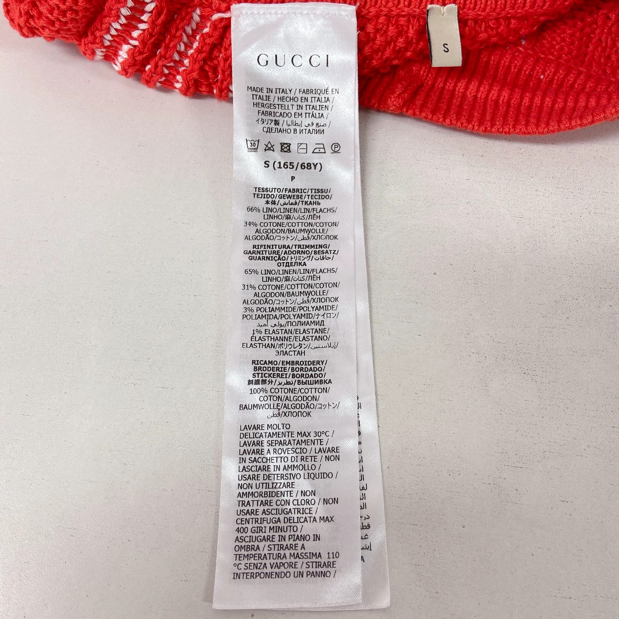 Gucci Gucci collab red knit shorts S Size 26" / US 2 / IT 38 - 6 Thumbnail