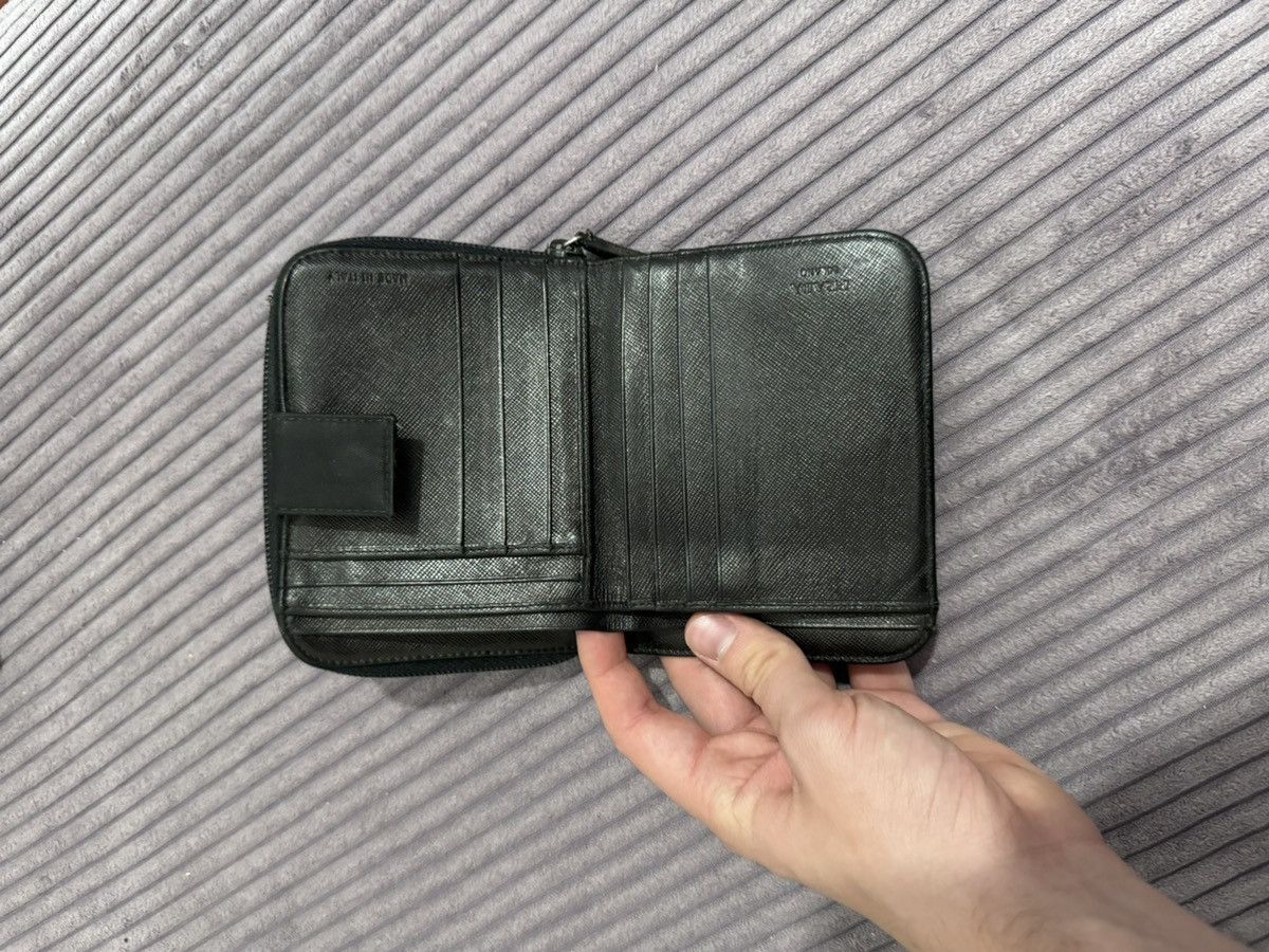 Prada Vintage Prada Nylon Big Wallet Black Logo Hype Designer Size ONE SIZE - 20 Thumbnail