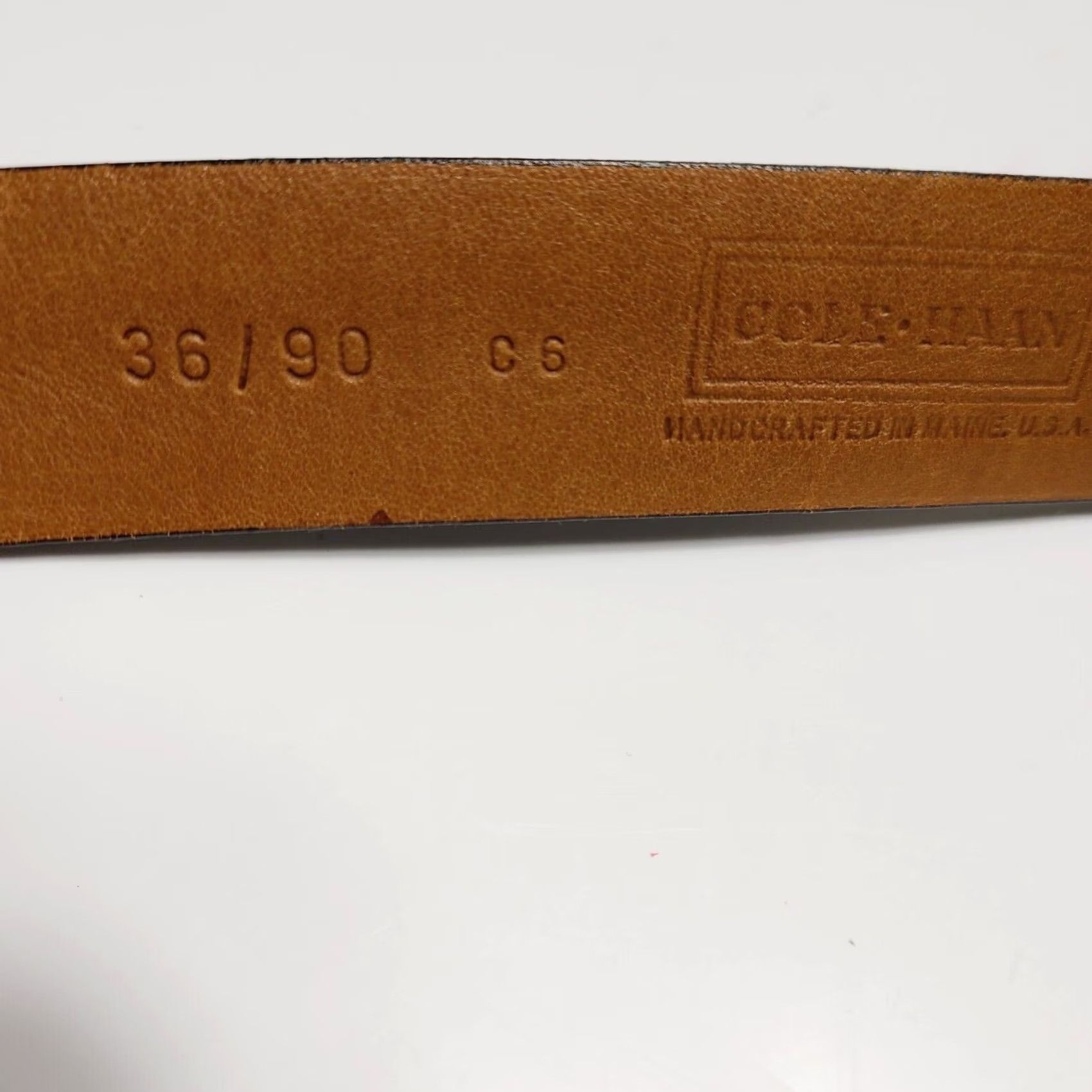 Cole Haan Cole Haan Belt Black Brown Men 36/90 Genuine Leather Brass Buckle 1-1/4" Belt 1-1/4" Mens Brown Black Leather Brass Buckle 36/90 Size 36 - 7 Thumbnail