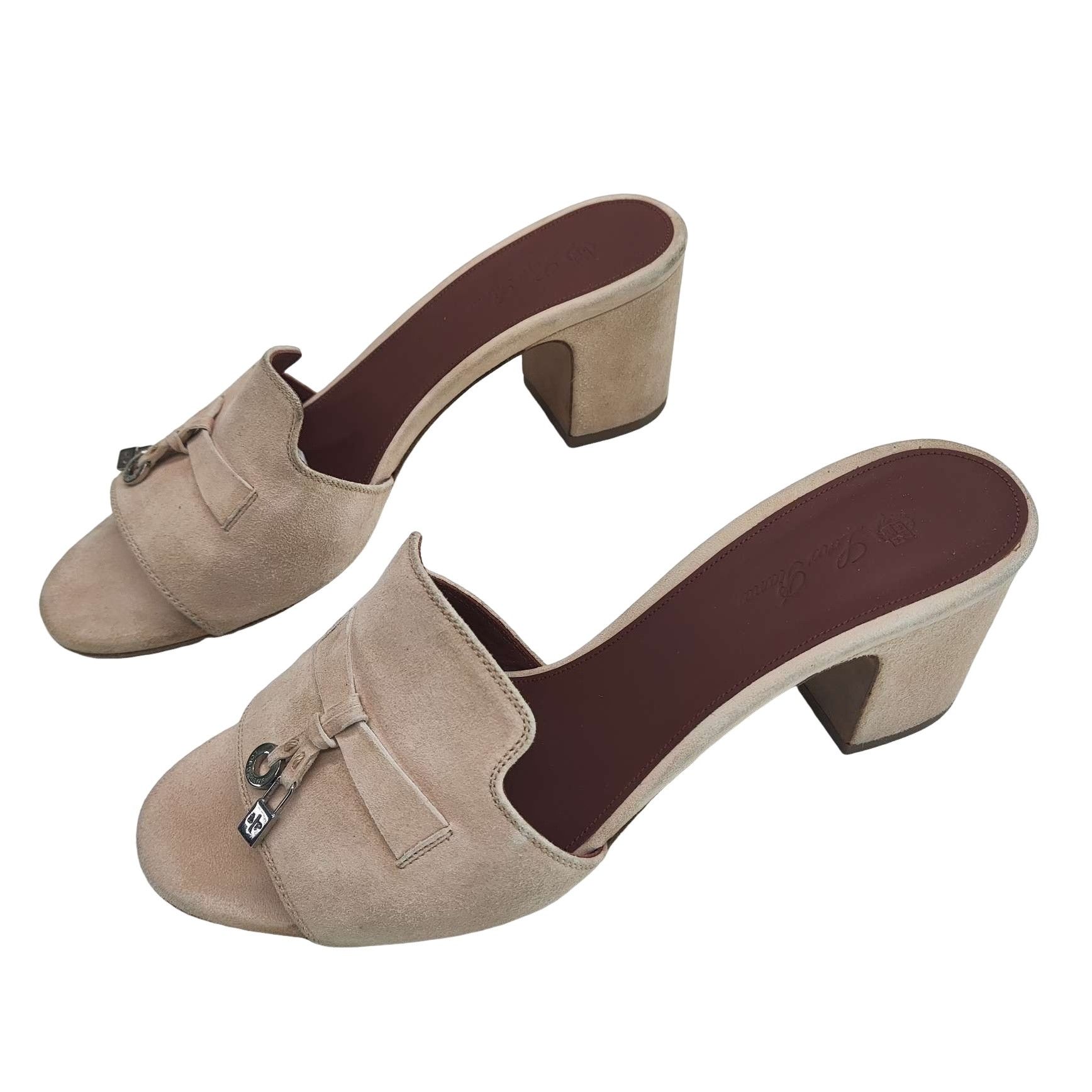 Loro Piana Loro Piana Suede Summer Charms Mules Size 38 Size US 8 / IT 38 - 1 Thumbnail