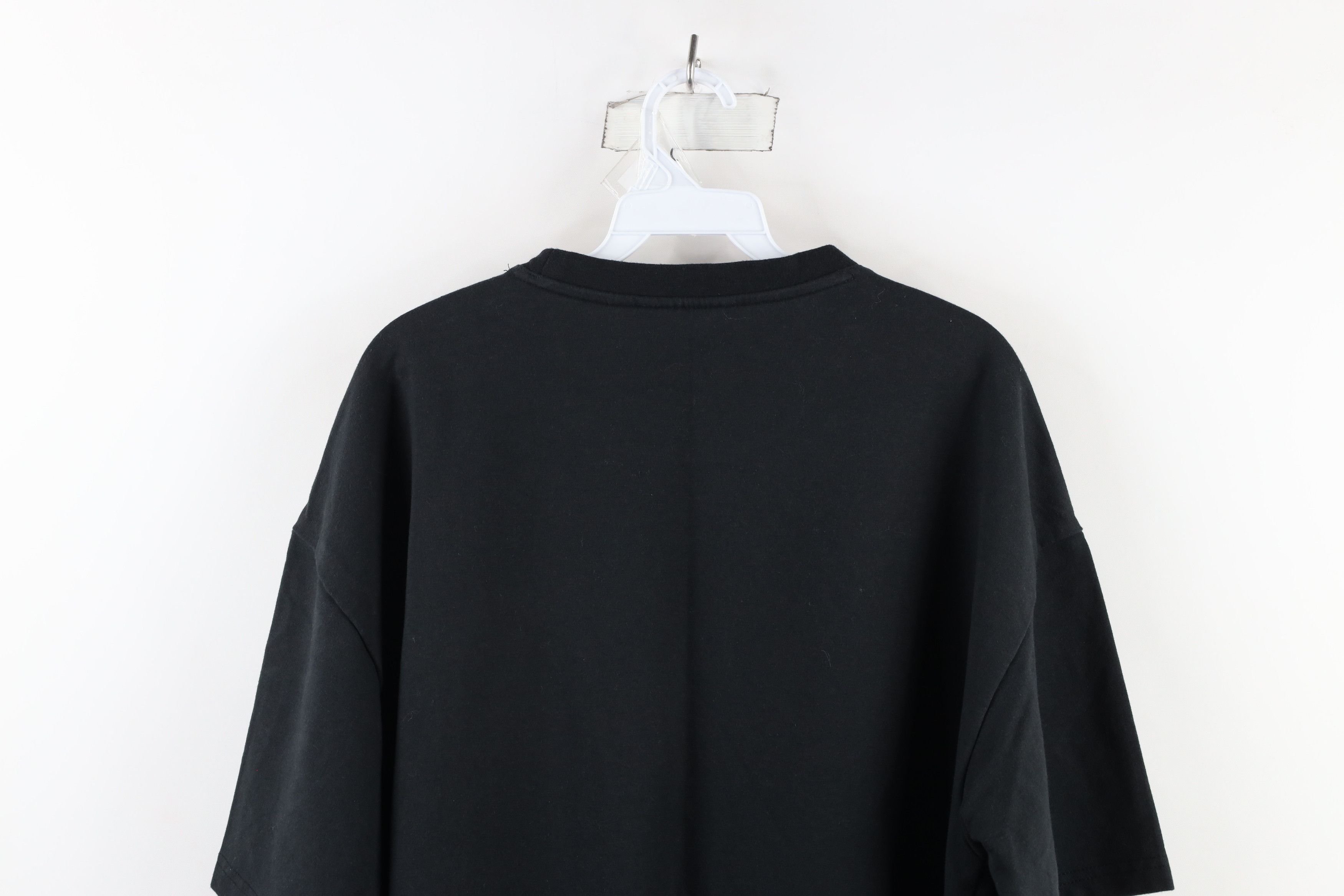 Vintage Vintage 90s Streetwear Baggy Fit Short Sleeve T-Shirt Black Size US XL / EU 56 / 4 - 6 Thumbnail