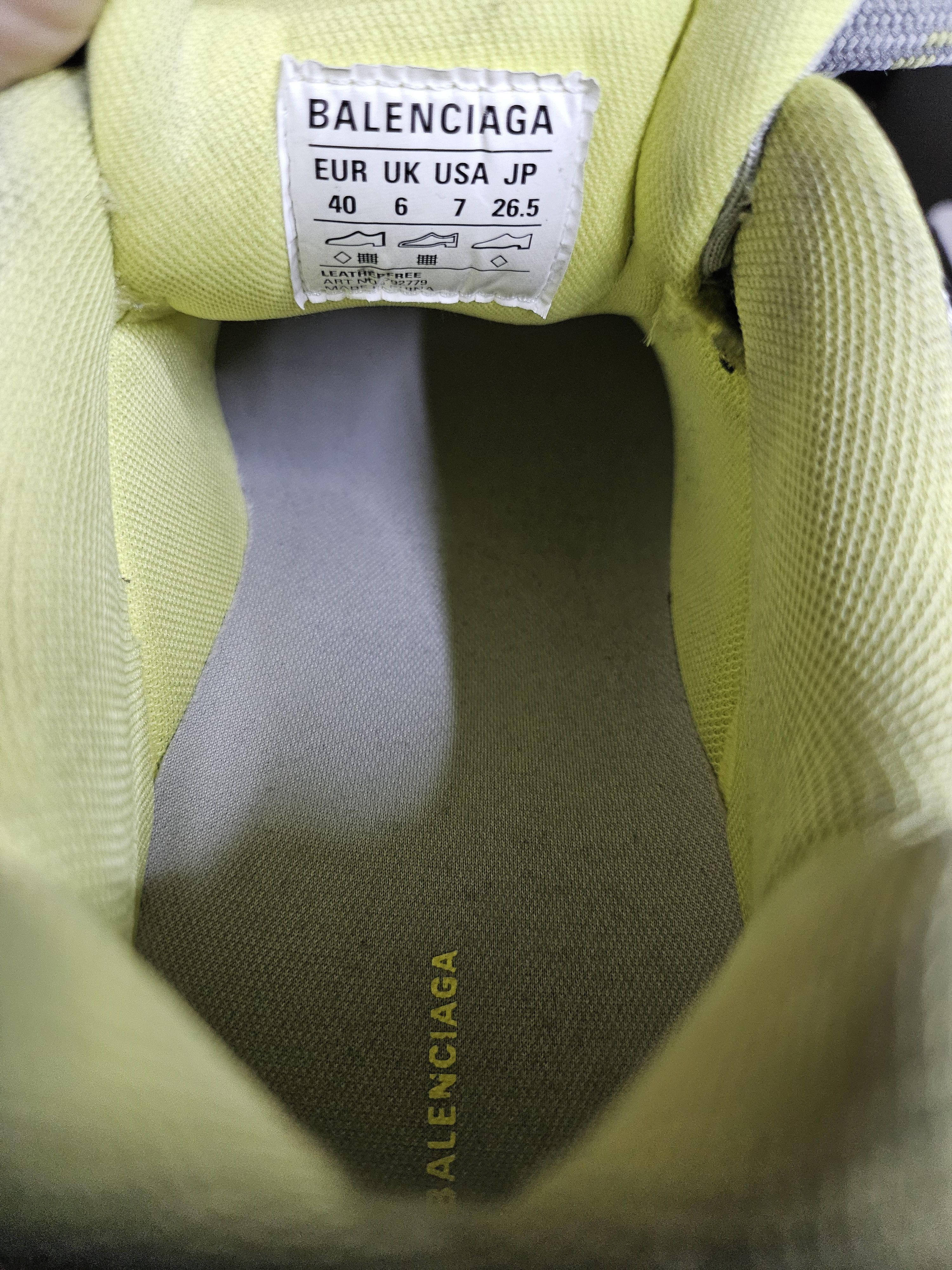 Balenciaga Balenciaga 10XL Grey/Yellow Size 40 Size US 7 / EU 40 - 8 Thumbnail