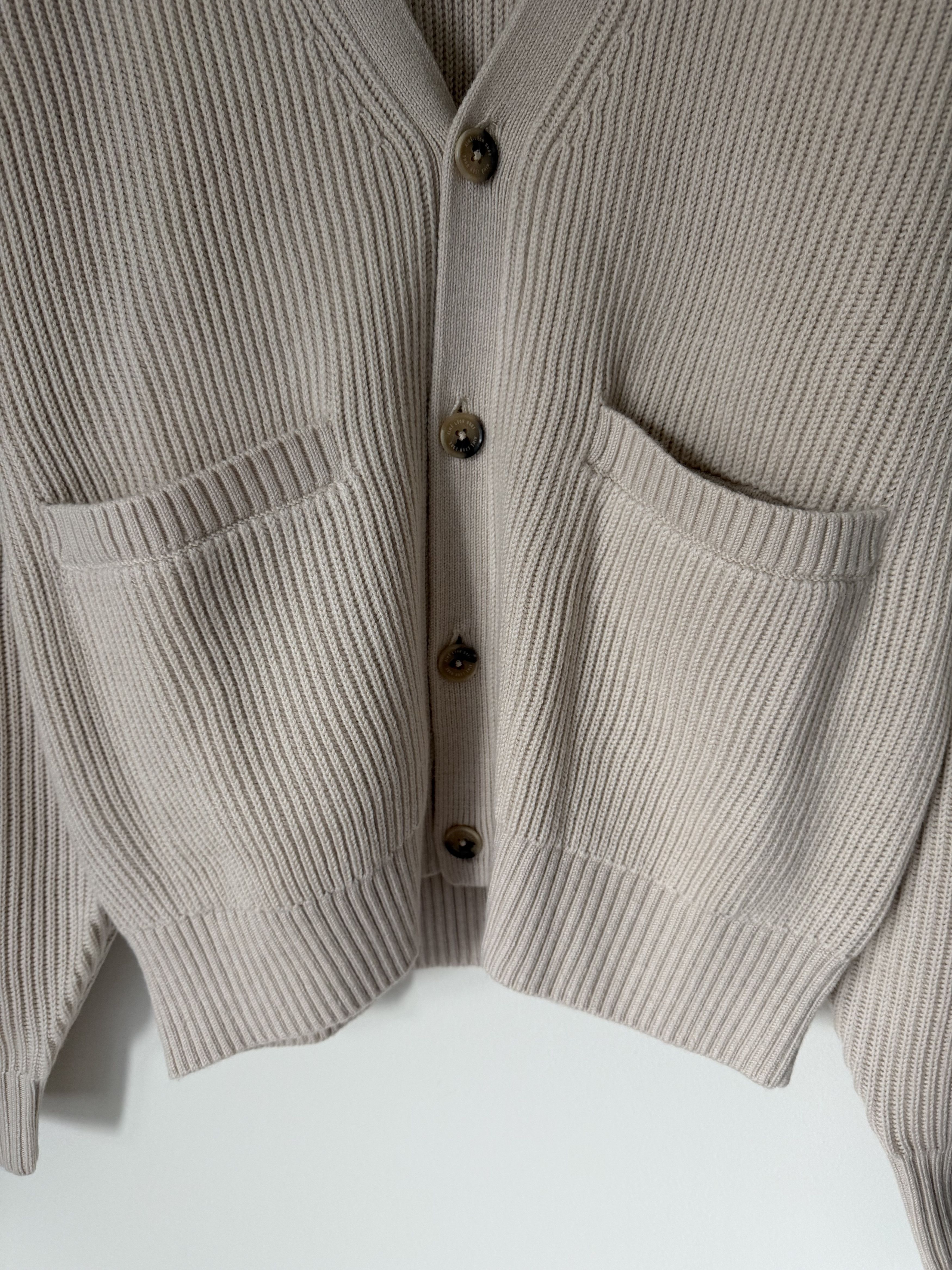 Aime Leon Dore Aime Leon Dore Waffle Knit Cardigan in Oatmeal Size US M / EU 48-50 / 2 - 3 Thumbnail