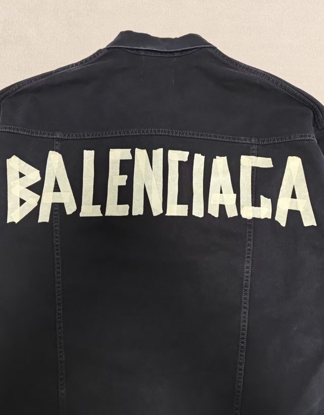 Balenciaga Balenciaga SS23 TAPE TYPE logo denim jacket 2412-Nextarrow Size US M / EU 48-50 / 2 - 3 Thumbnail