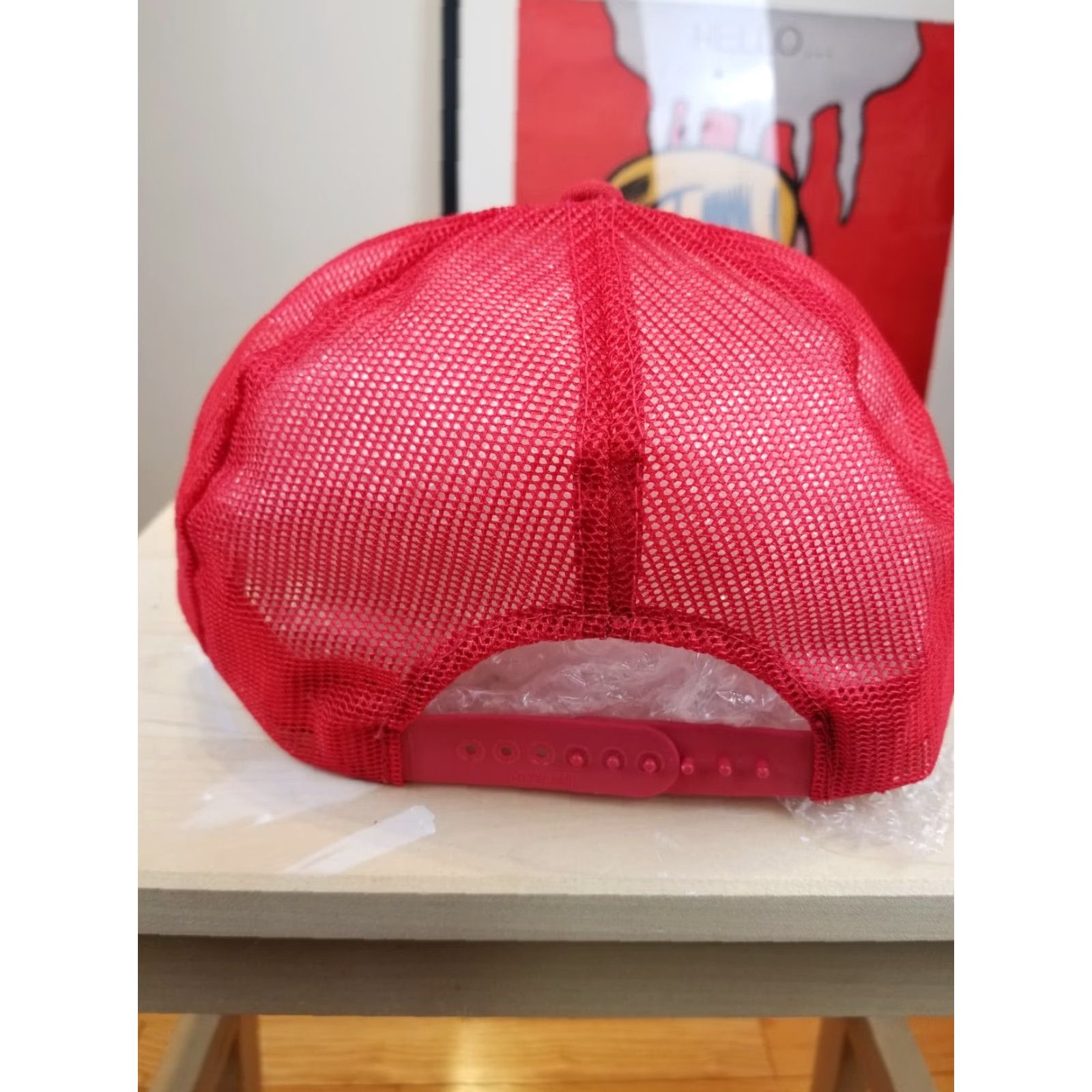 Yamaha VINTAGE 80'S YAMAHA RED SNAPBACK TRUCKER HAT Made in Young AN Hat Red Snapback Trucker Size ONE SIZE - 4 Thumbnail