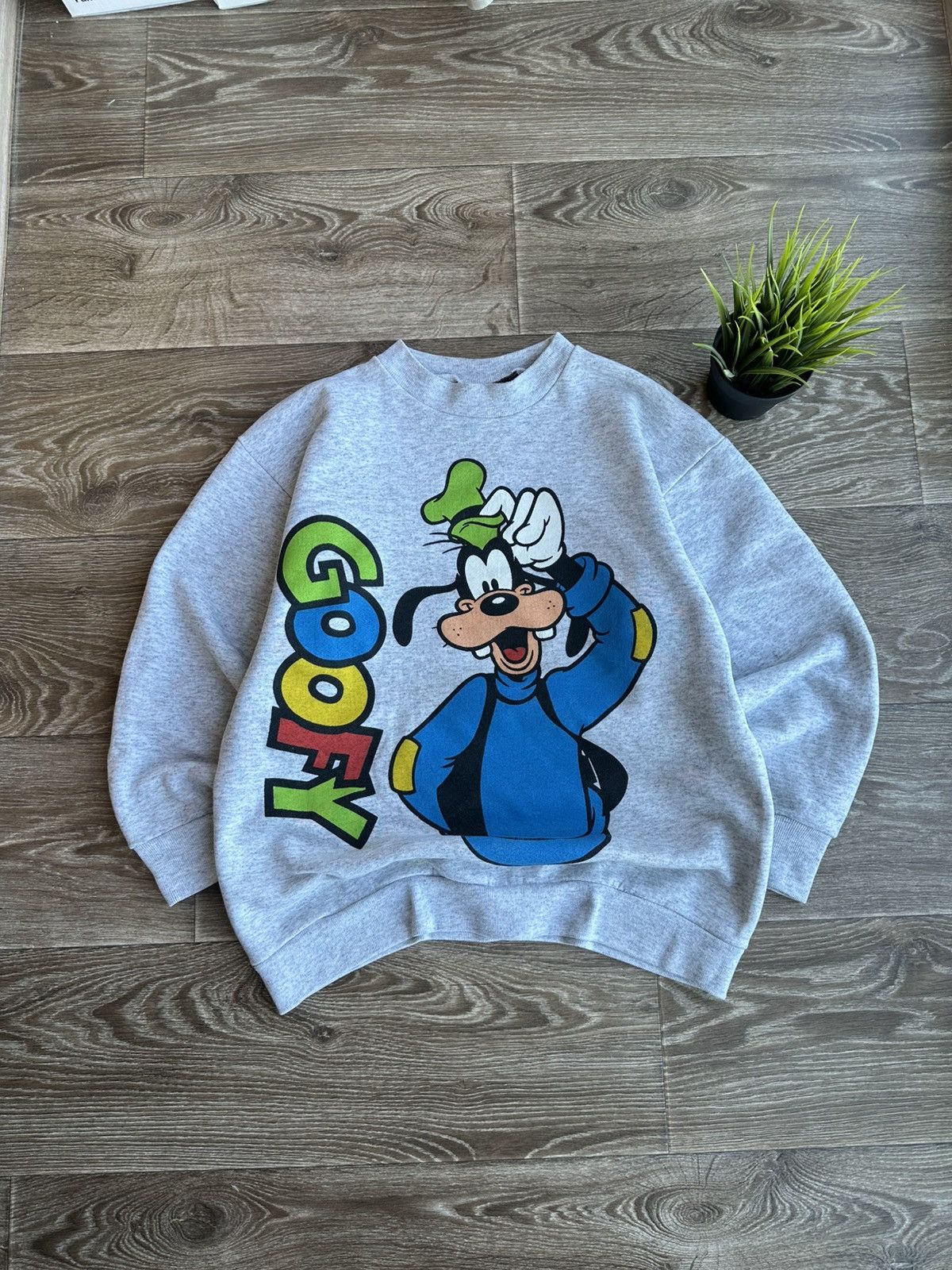 Disney 🔥 80s Disney Goofy Sweatshirt Pullover Warner Bros Cartoon Size US M / EU 48-50 / 2 - 1 Thumbnail