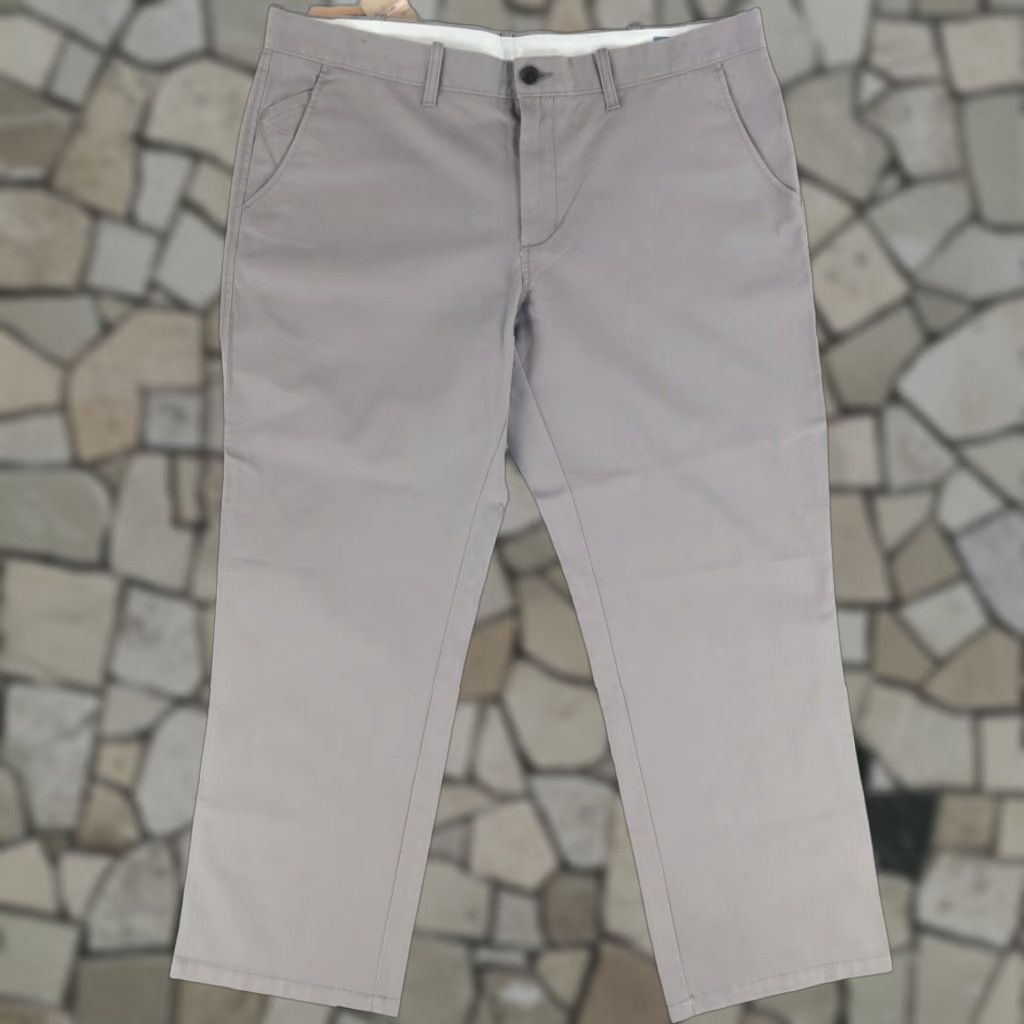 Haggar Haggar Life Khaki Cotton Blend Khaki Chino Pants Gray Men's 40 Size US 40 / EU 56 - 1 Thumbnail