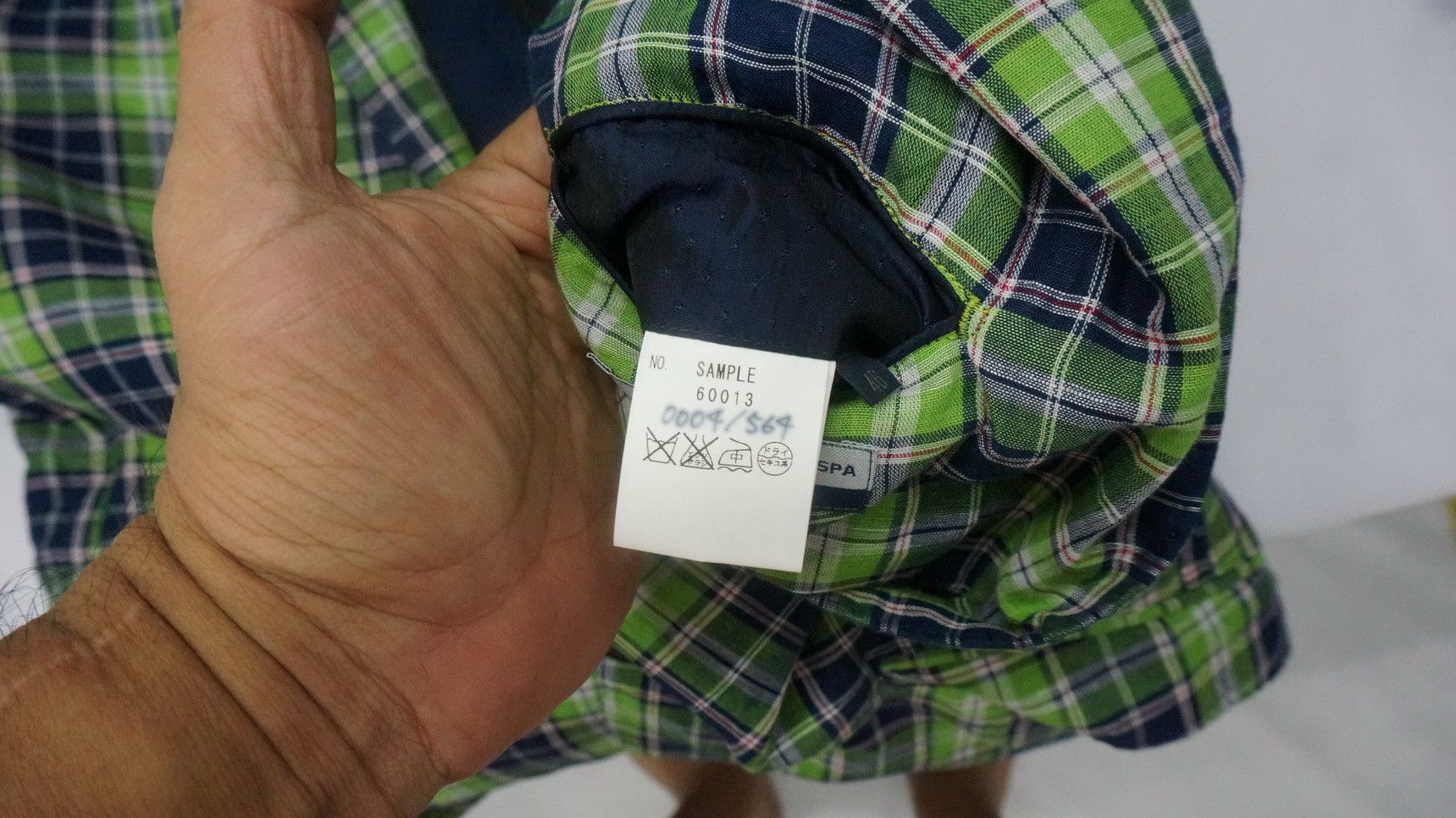 Japanese Brand Rare SHIPS Japan Tartan Light Blazer Production Sample Size 46R - 9 Thumbnail