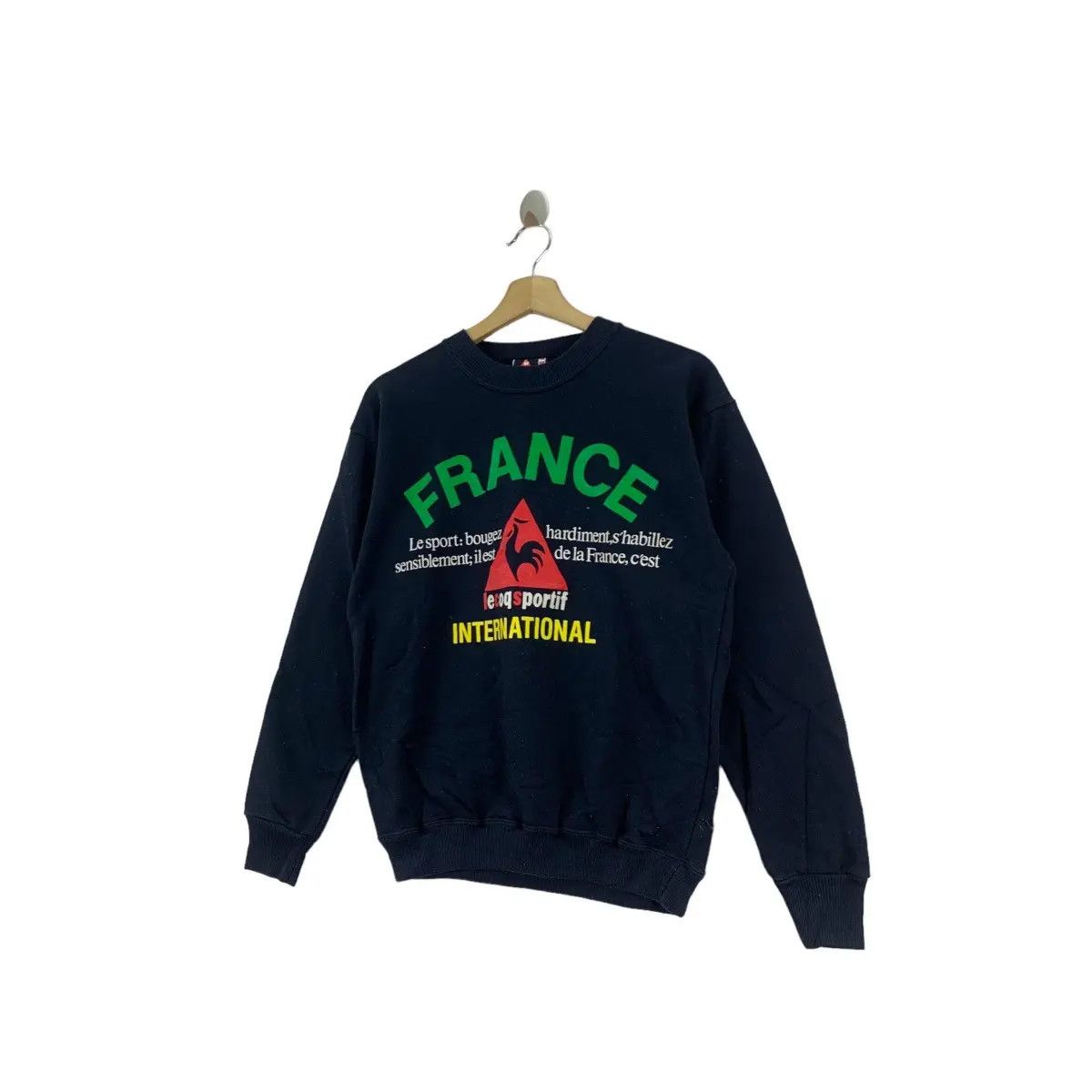 Vintage Vintage 90’ LE COQ SPORTIF France International Sweatshirt Size M / US 6-8 / IT 42-44 - 3 Thumbnail
