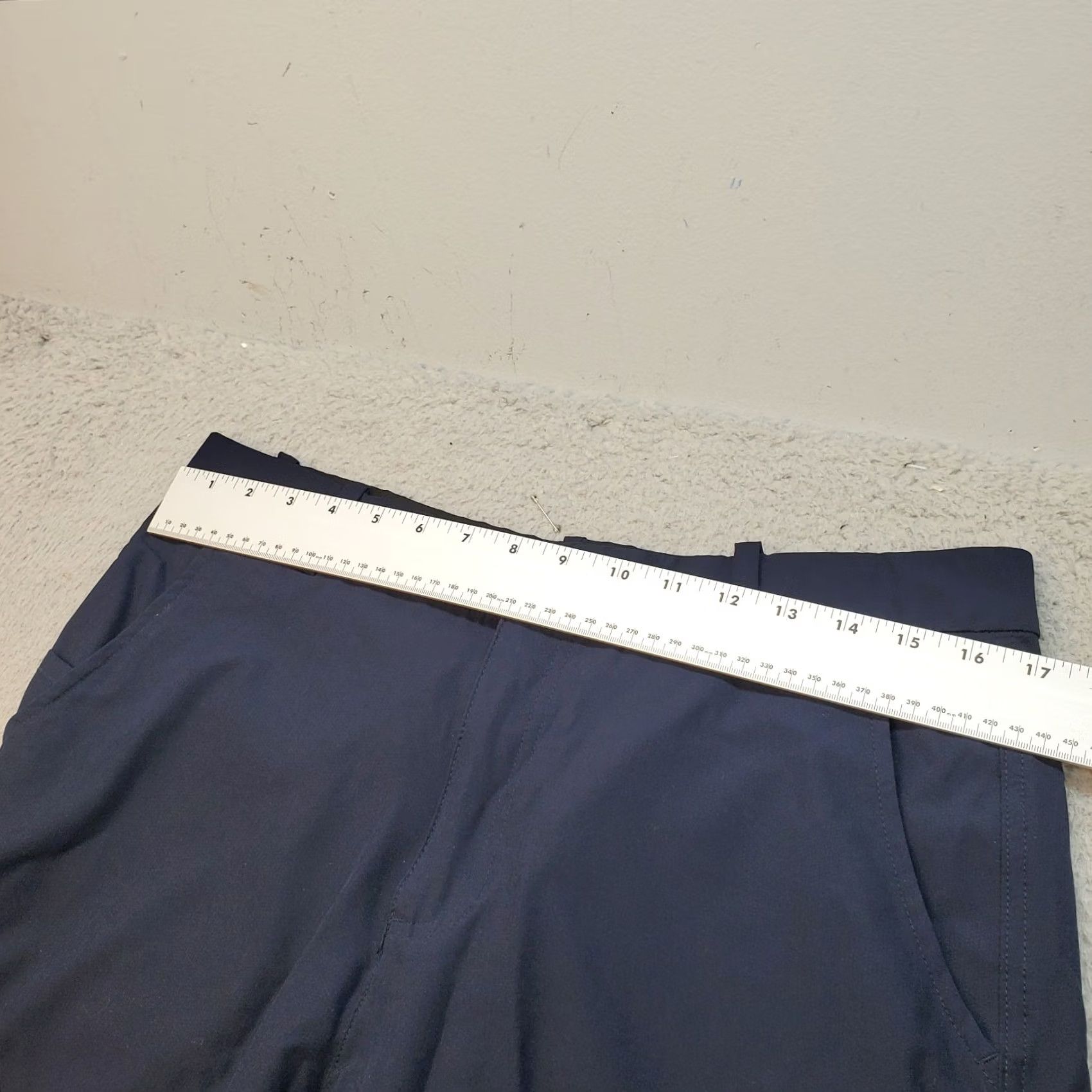 Vintage Crivit Shorts Mens 34 Navy Casual Flat Front Stretch Pockets Belt Loops Size US 34 / EU 50 - 5 Thumbnail