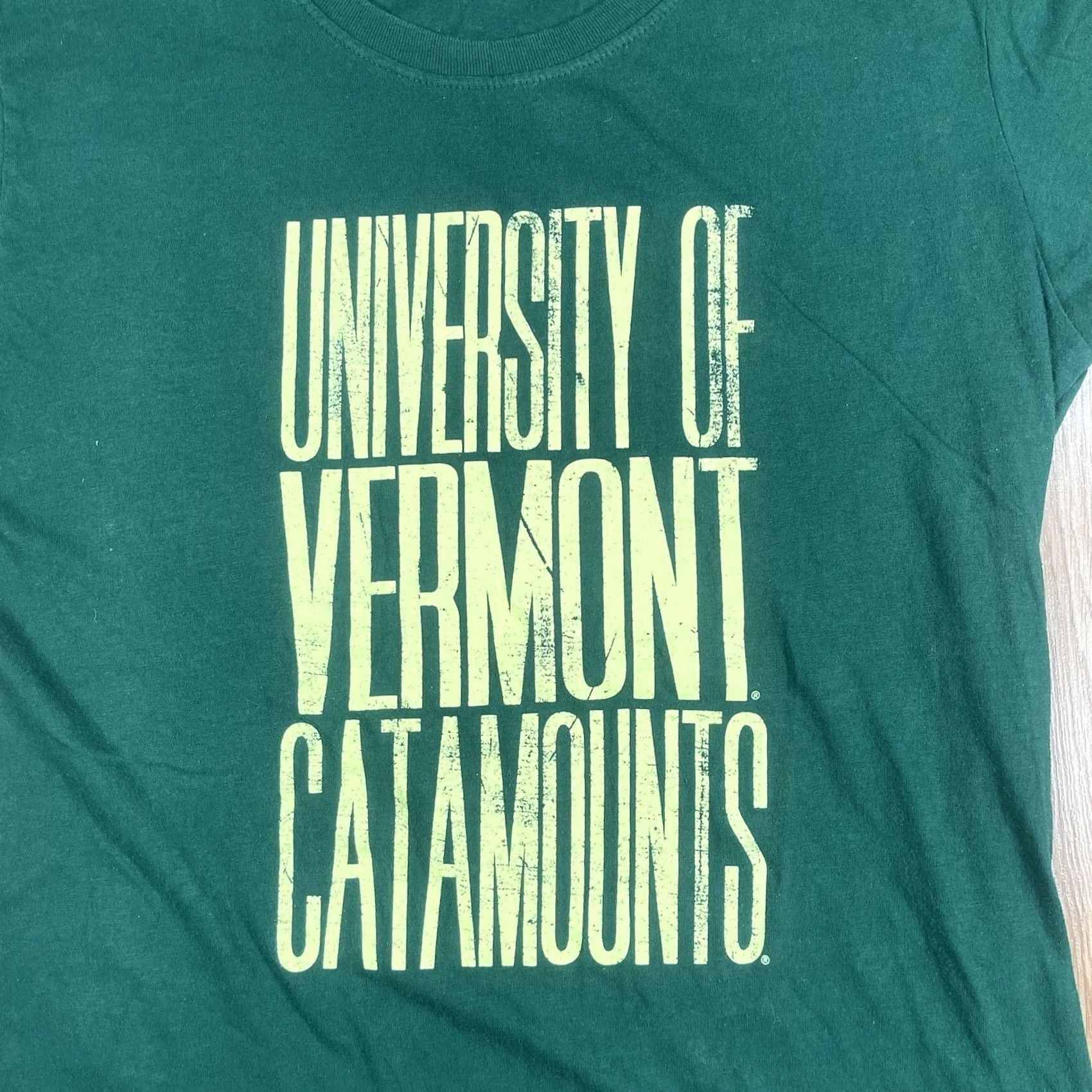 Vintage Russel University Of Vermont Catamounts Printed T-Shirt Women XL Extra Large Size XL / US 12-14 / IT 48-50 - 2 Thumbnail