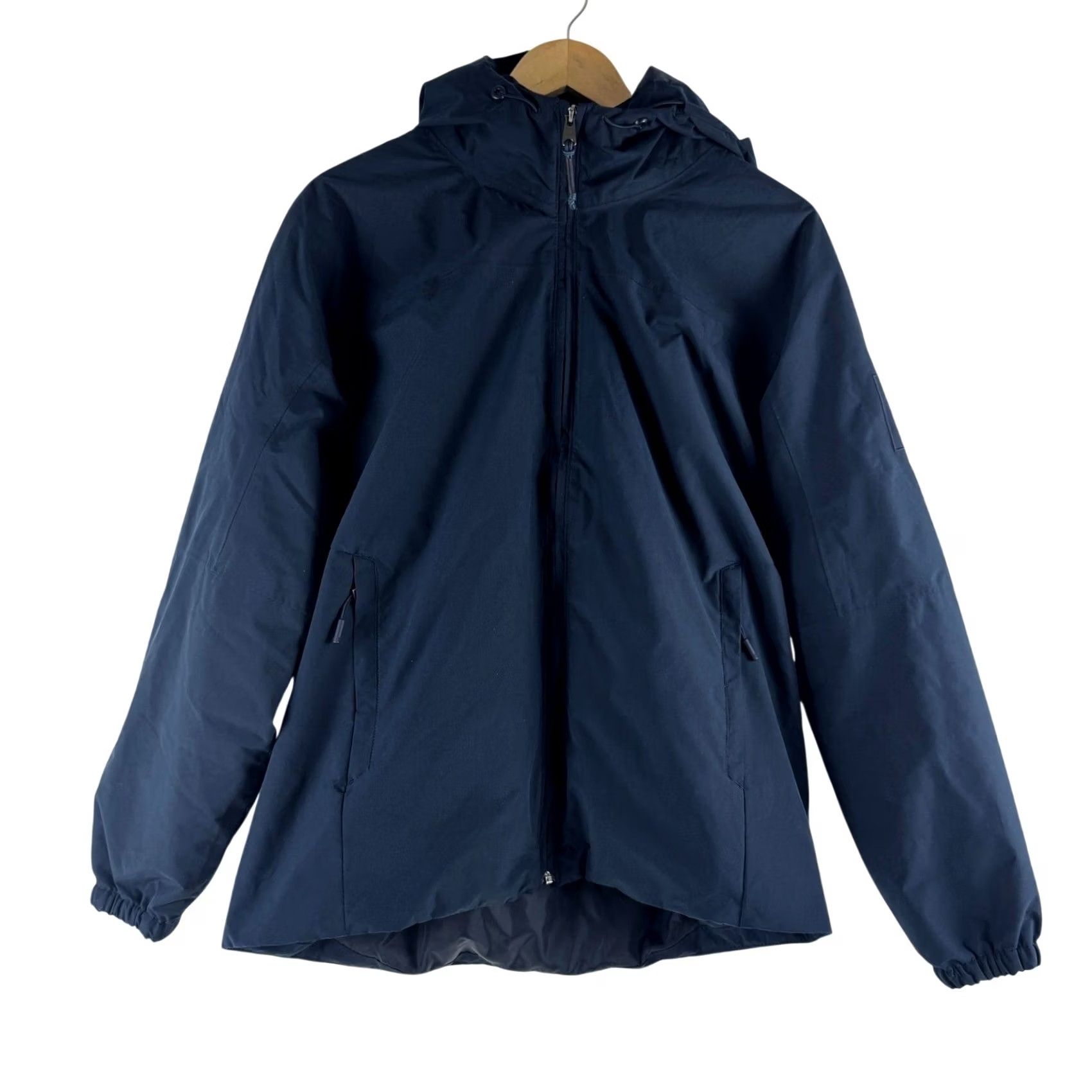 Timberland Timberland Windbreaker Navy Blue Hooded Rain Jacket TB0A5UVW M Gorpcore Jacket Womens? Size US M / EU 48-50 / 2 - 2 Thumbnail