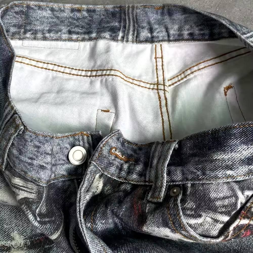 Japanese Brand × Vintage graphic jeans Size US 36 / EU 52 - 8 Thumbnail