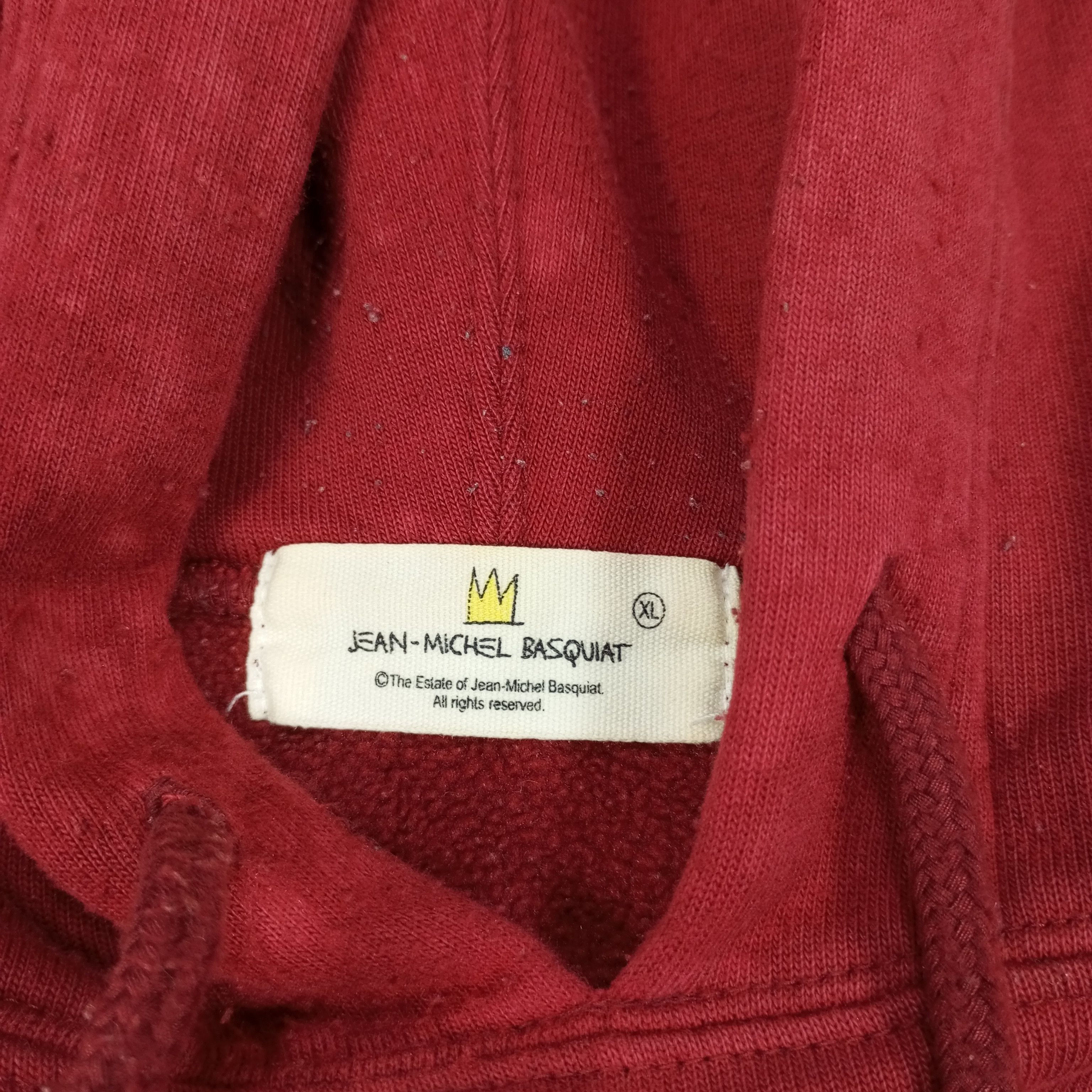 Japanese Brand × Jean-Michel Basquiat × Vintage Jean Michel Basquiat X Japanese Brand Streetwear Hoodies Size US XL / EU 56 / 4 - 9 Thumbnail