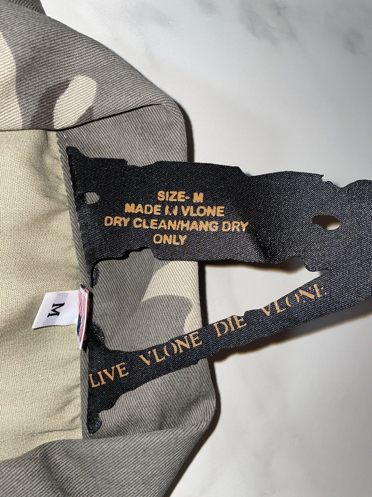 Vlone Unreleased Vlone Dice Camo Embroidered Denim Jacket Medium Size US M / EU 48-50 / 2 - 7 Thumbnail