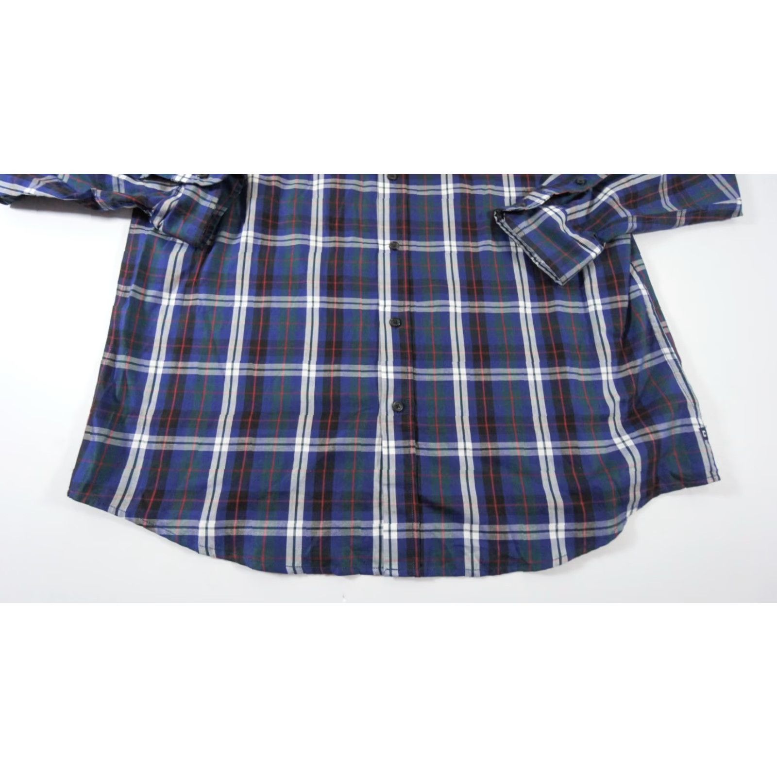 Chaps Chaps Shirt Mens XL Blue Button-Up Long Sleeve Twill Easy Care Work Business NEW - Regular Fit, Button-Front, Collared, Plaid Pattern Size US XL / EU 56 / 4 - 4 Thumbnail