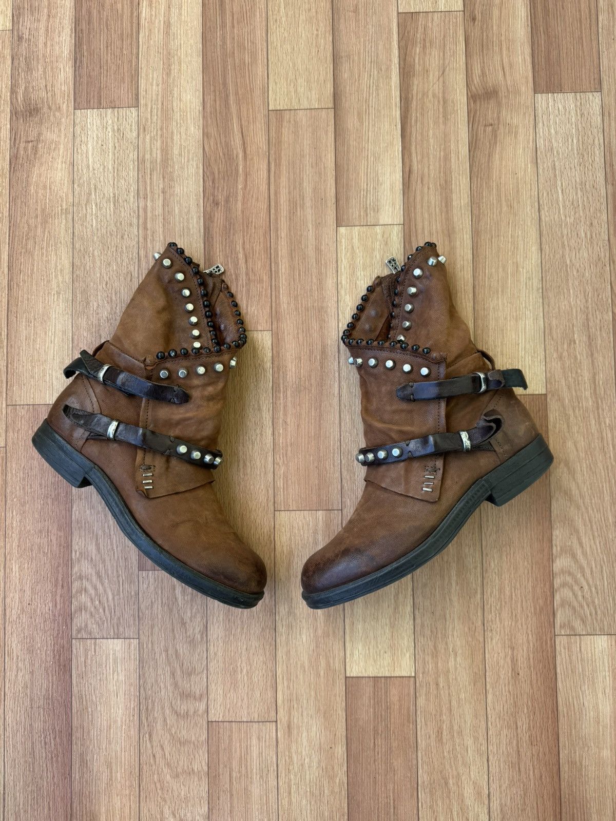 A.S.98 A.S 98 Rare studded boot Size US 6.5 / EU 39-40 - 3 Thumbnail